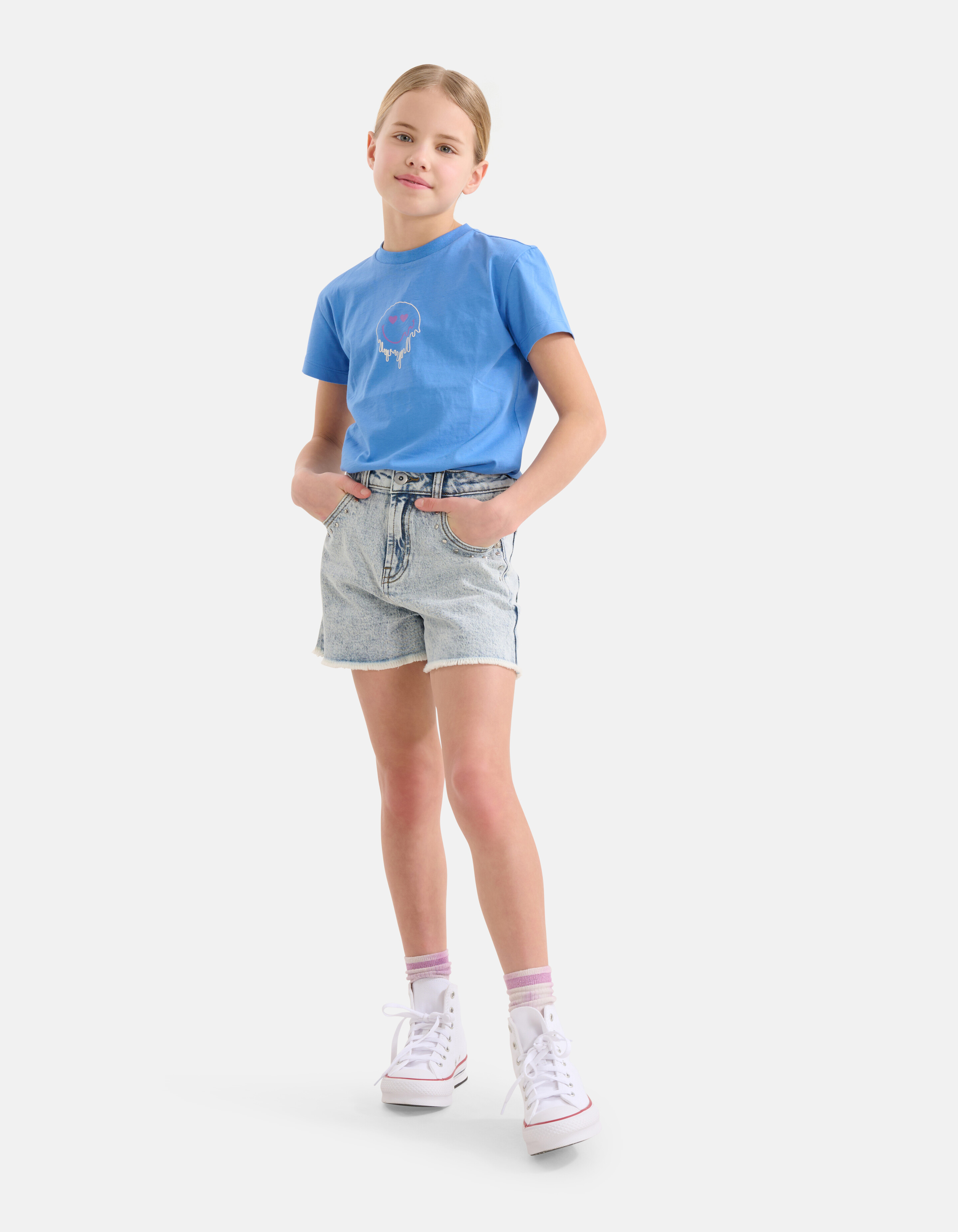 Bermuda Short Studs Bleached SHOEBY GIRLS