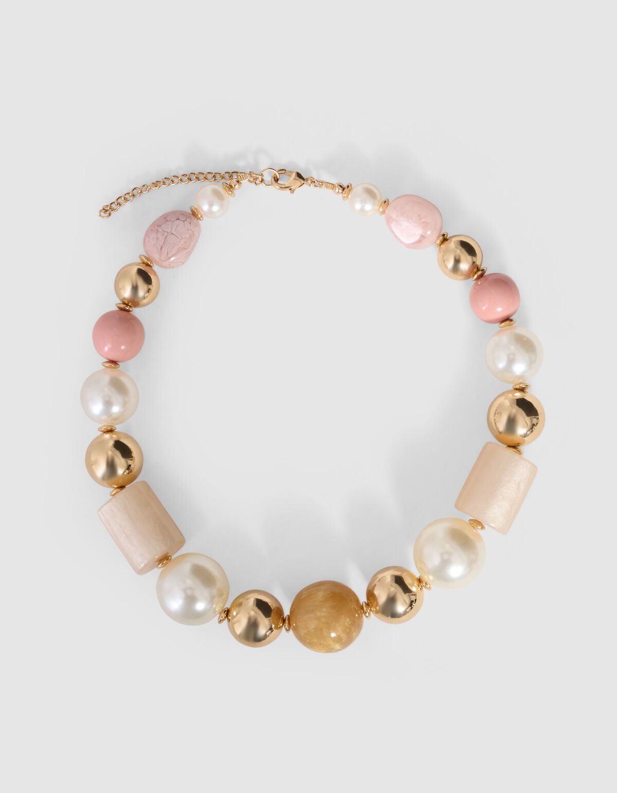 Mix Colour Stone Ketting Goud SHOEBY ACCESSOIRES