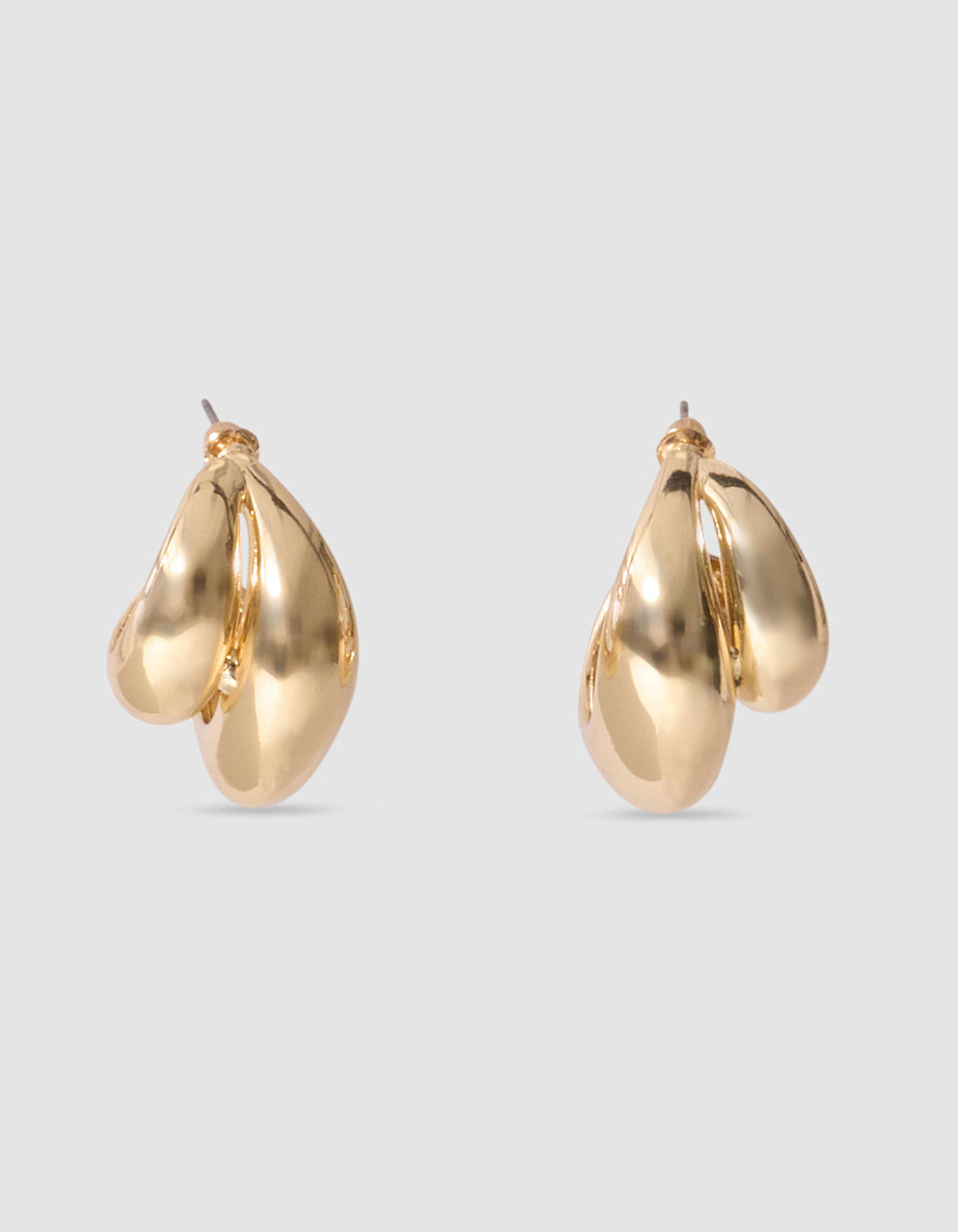 Double Drop Oorbellen Goud SHOEBY ACCESSOIRES