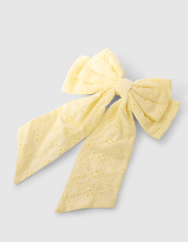 Strik Haarclip Lichtgeel SHOEBY ACCESSOIRES