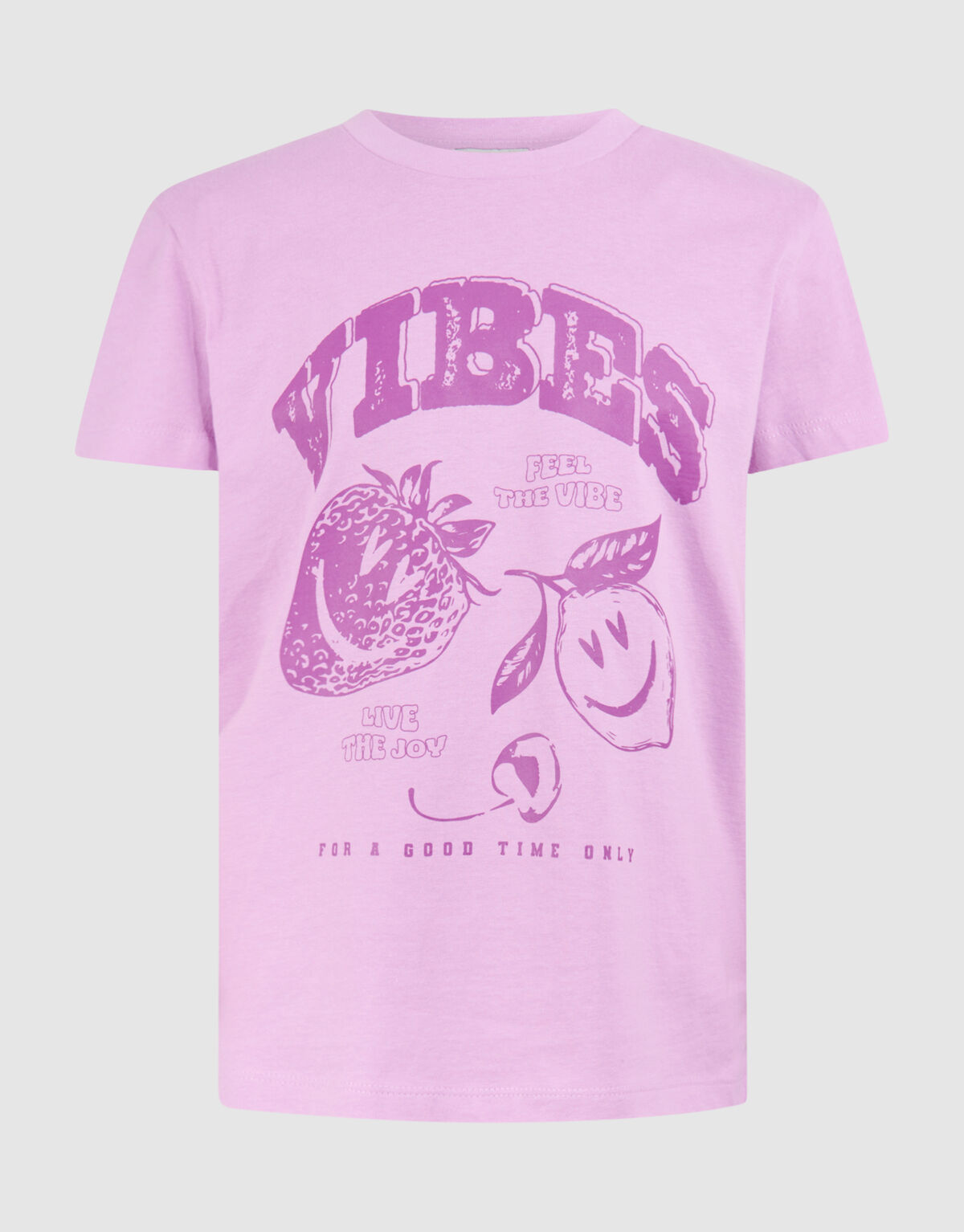 Vibes Artwork T-shirt Paars SHOEBY GIRLS