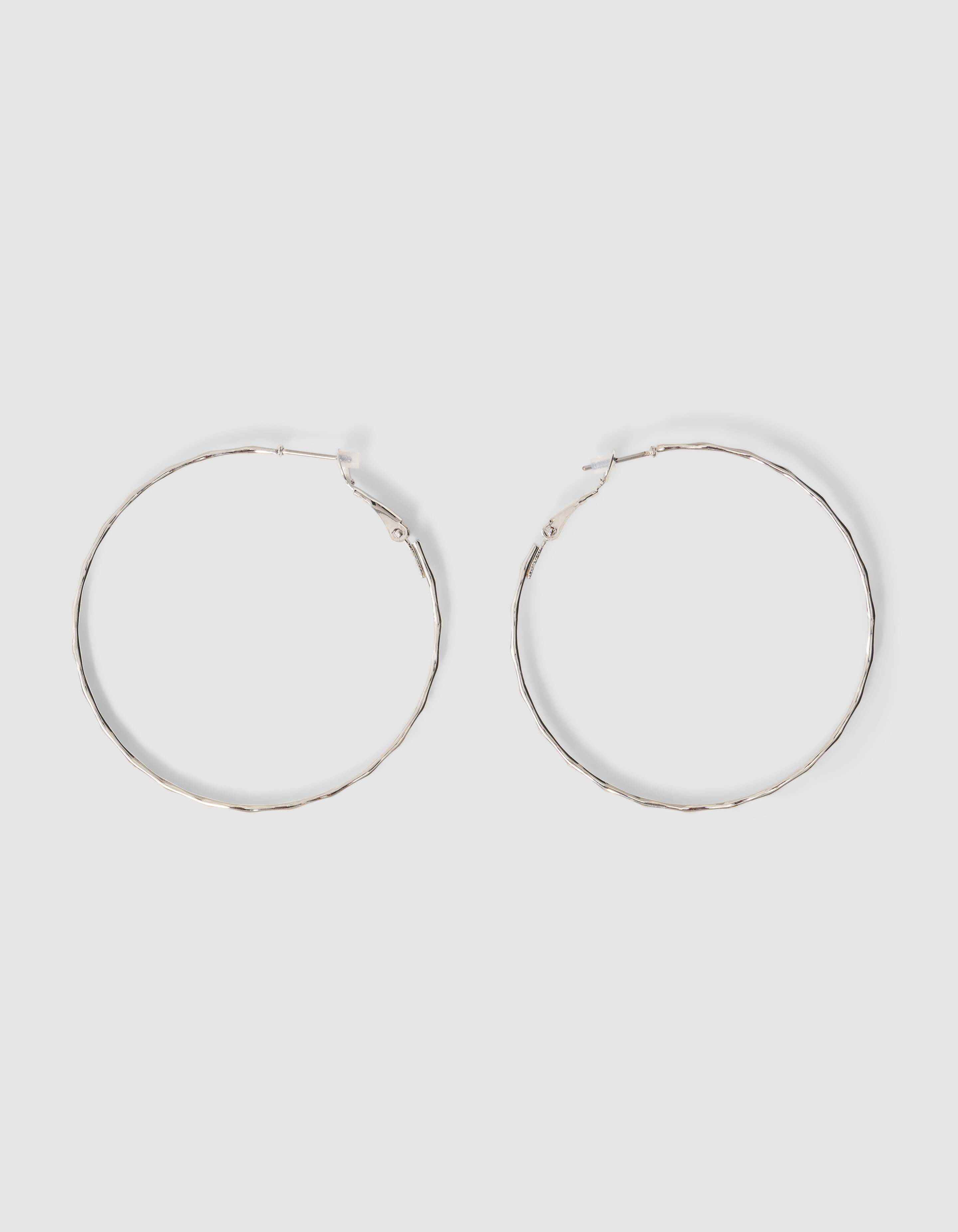 Big Hoop Oorbellen Zilver SHOEBY ACCESSOIRES