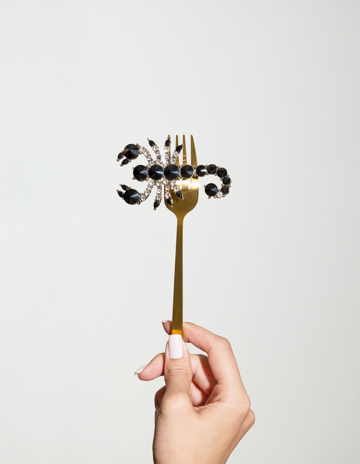 Schorpioen Broche Zwart By Fred SHOEBY ACCESSOIRES