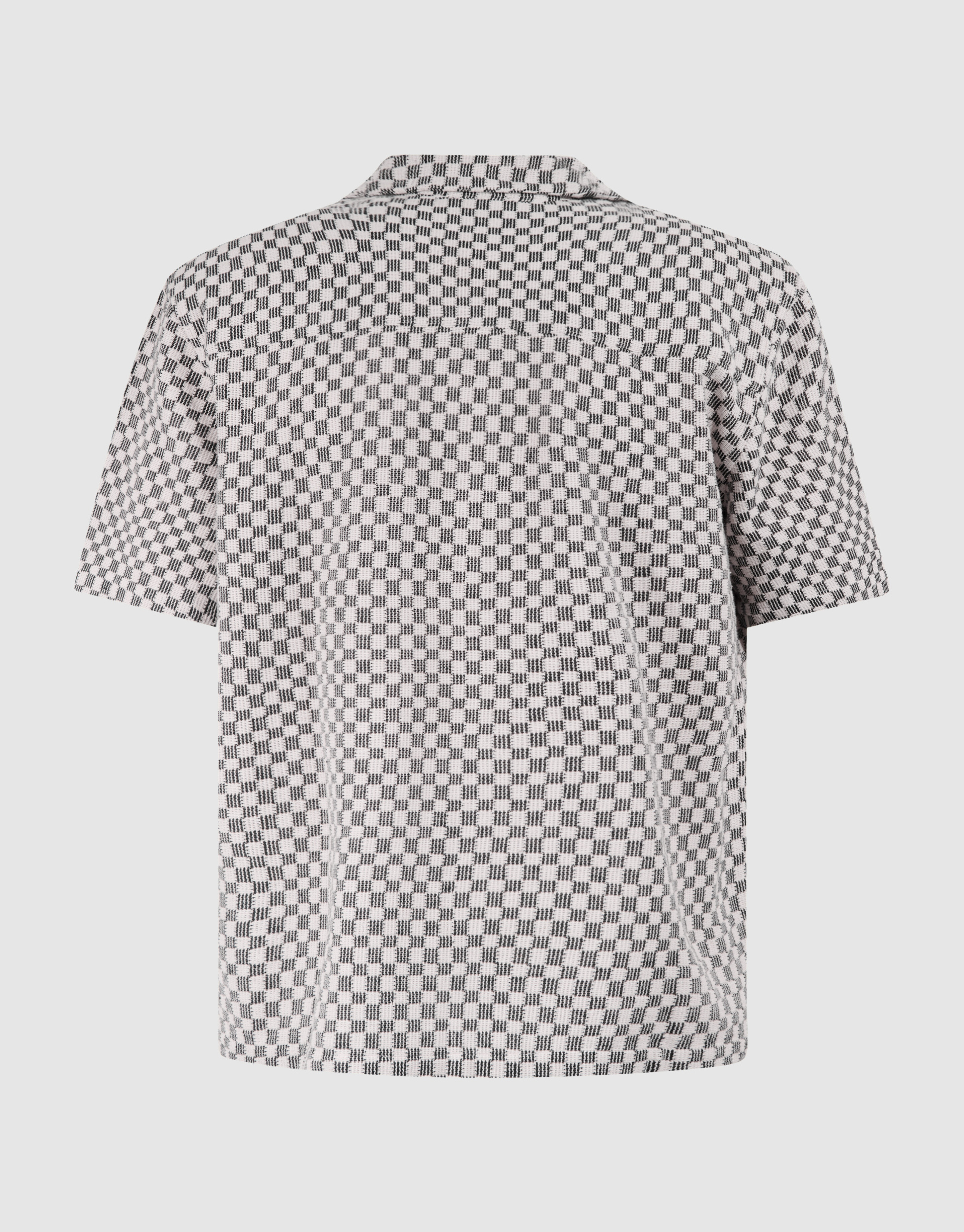 Jacquard Blok Overshirt Zwart SHOEBY MEN