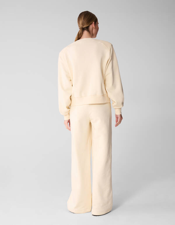 Big Shoulder Sweater Gebroken Wit SHOEBY WOMEN