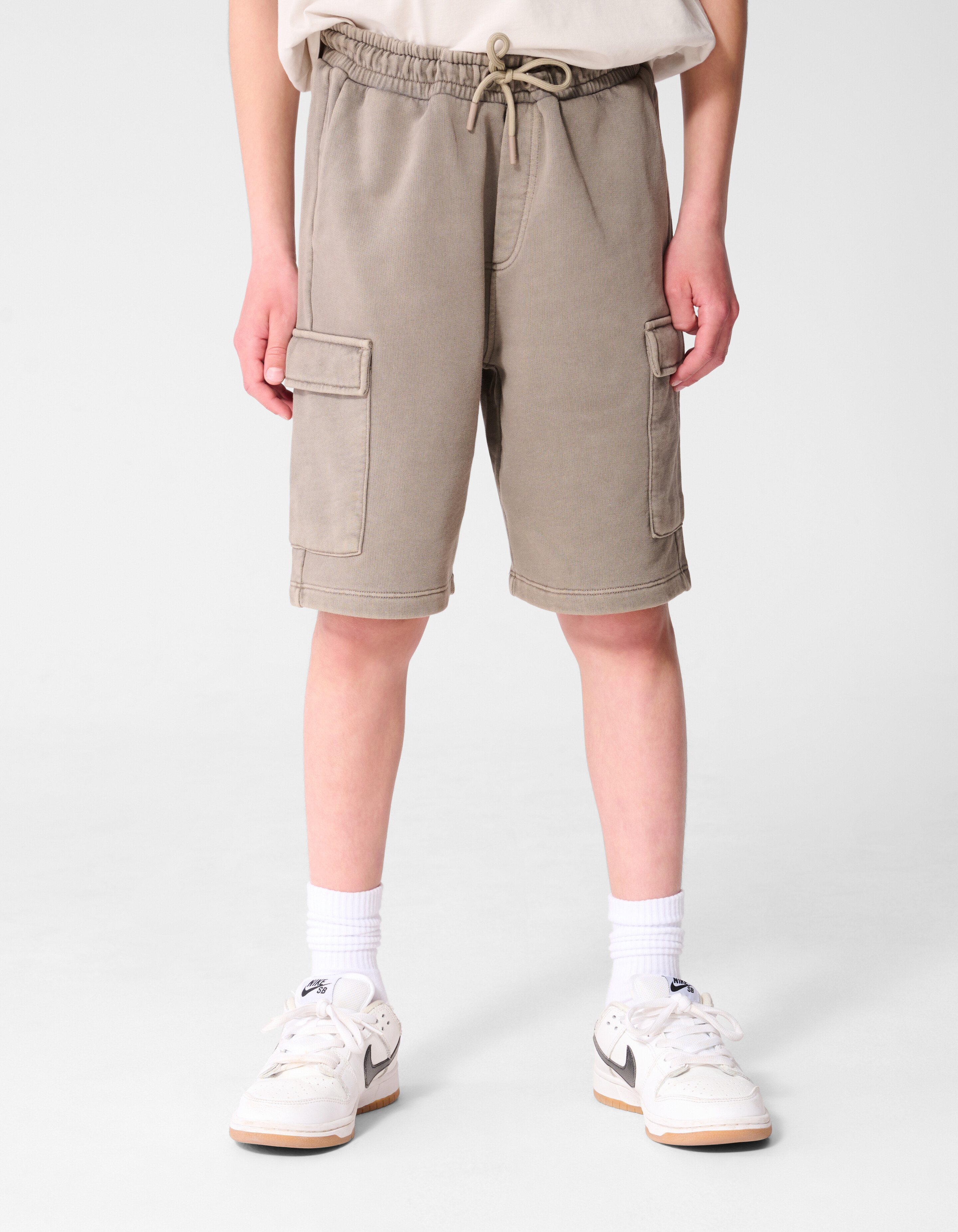 Loose Fit Cargo Short Taupe SHOEBY BOYS