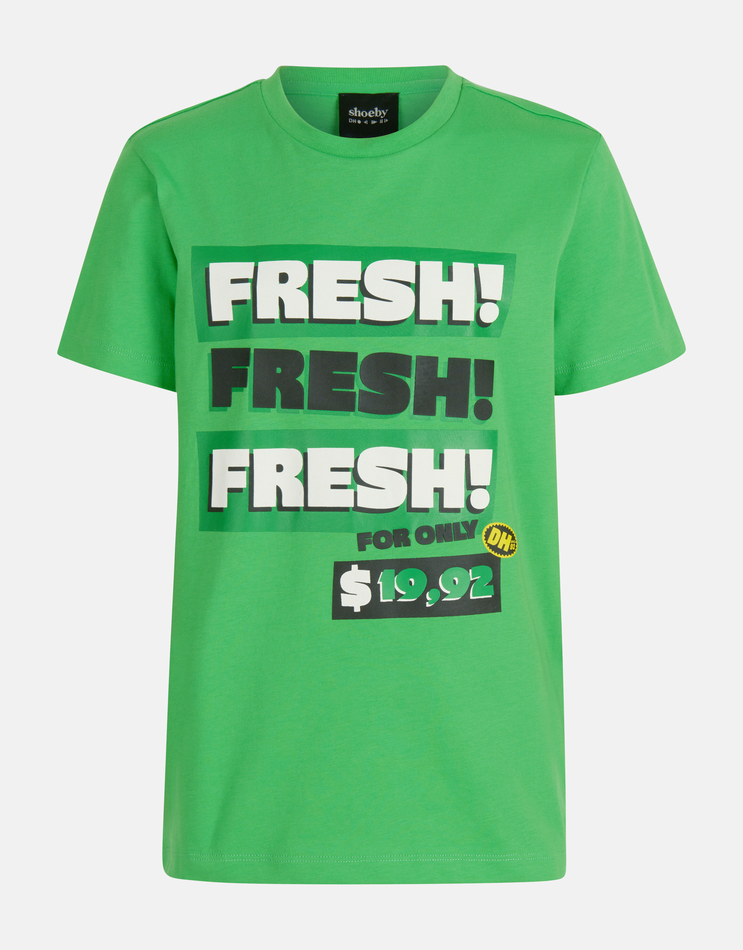 Artwork T-shirt Groen SHOEBY BOYS