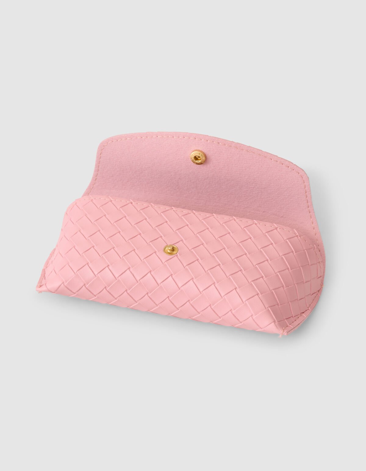 Braided Zonnebrillen Pouch Lichtroze SHOEBY ACCESSOIRES