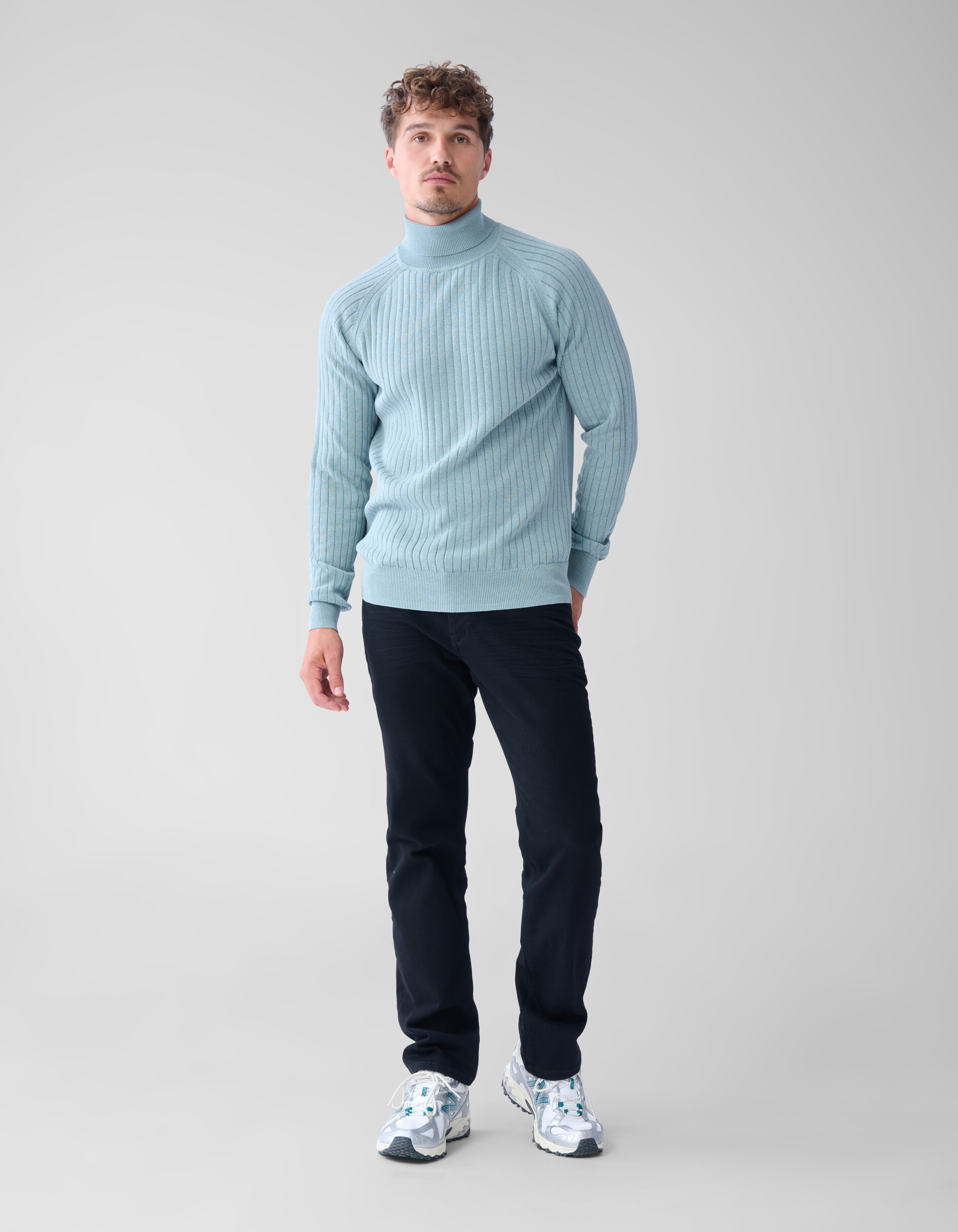Straight Fit Broek Zwart SHOEBY MEN