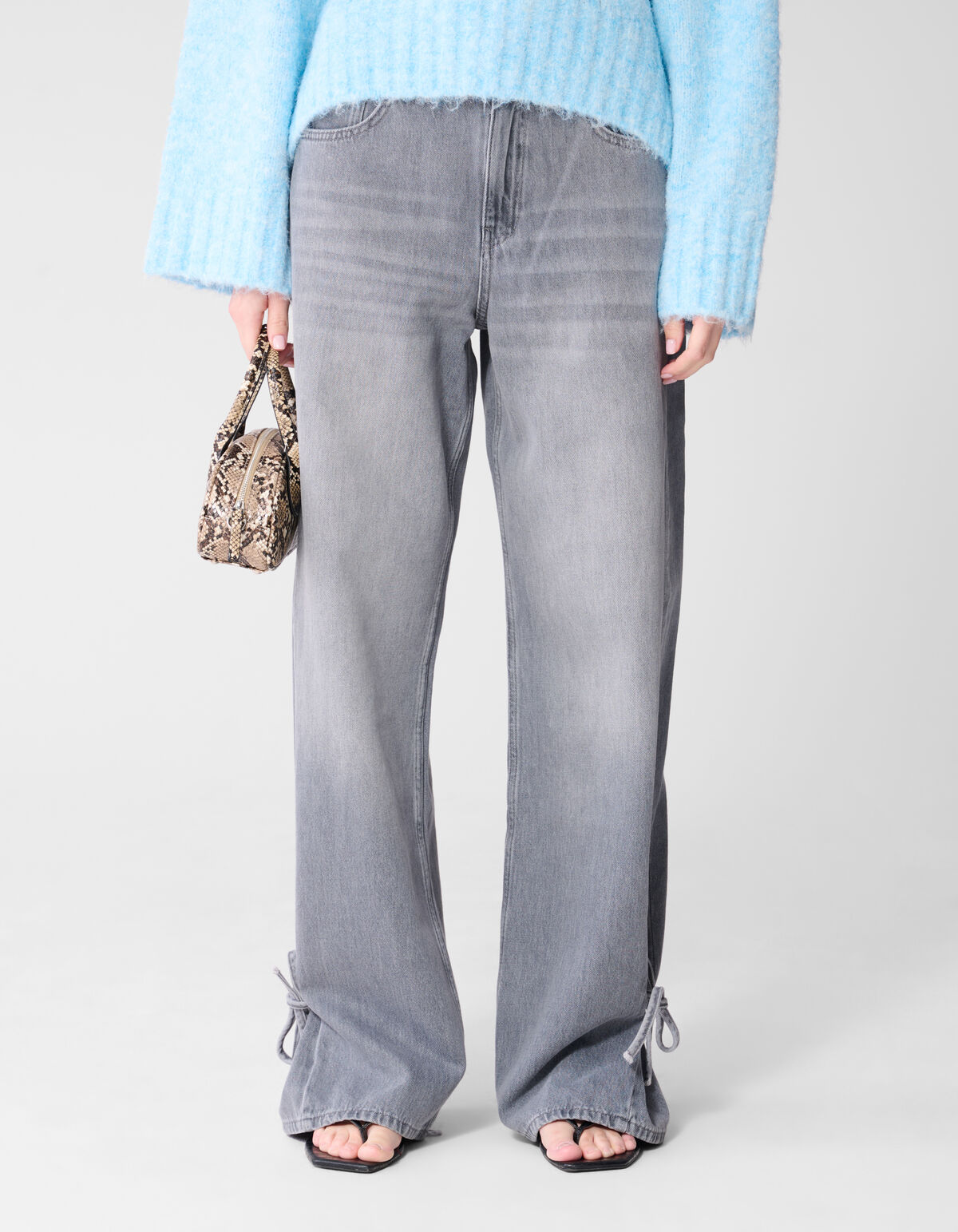 Strik Straight Fit Jeans Grijs SHOEBY WOMEN