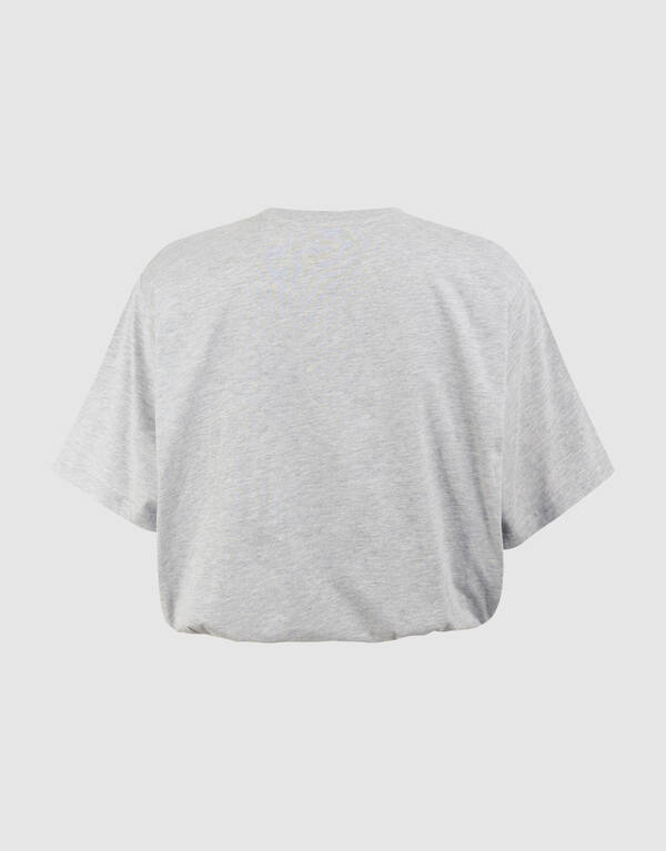 Oversized Balloon T-shirt Lichtgrijs SHOEBY WOMEN