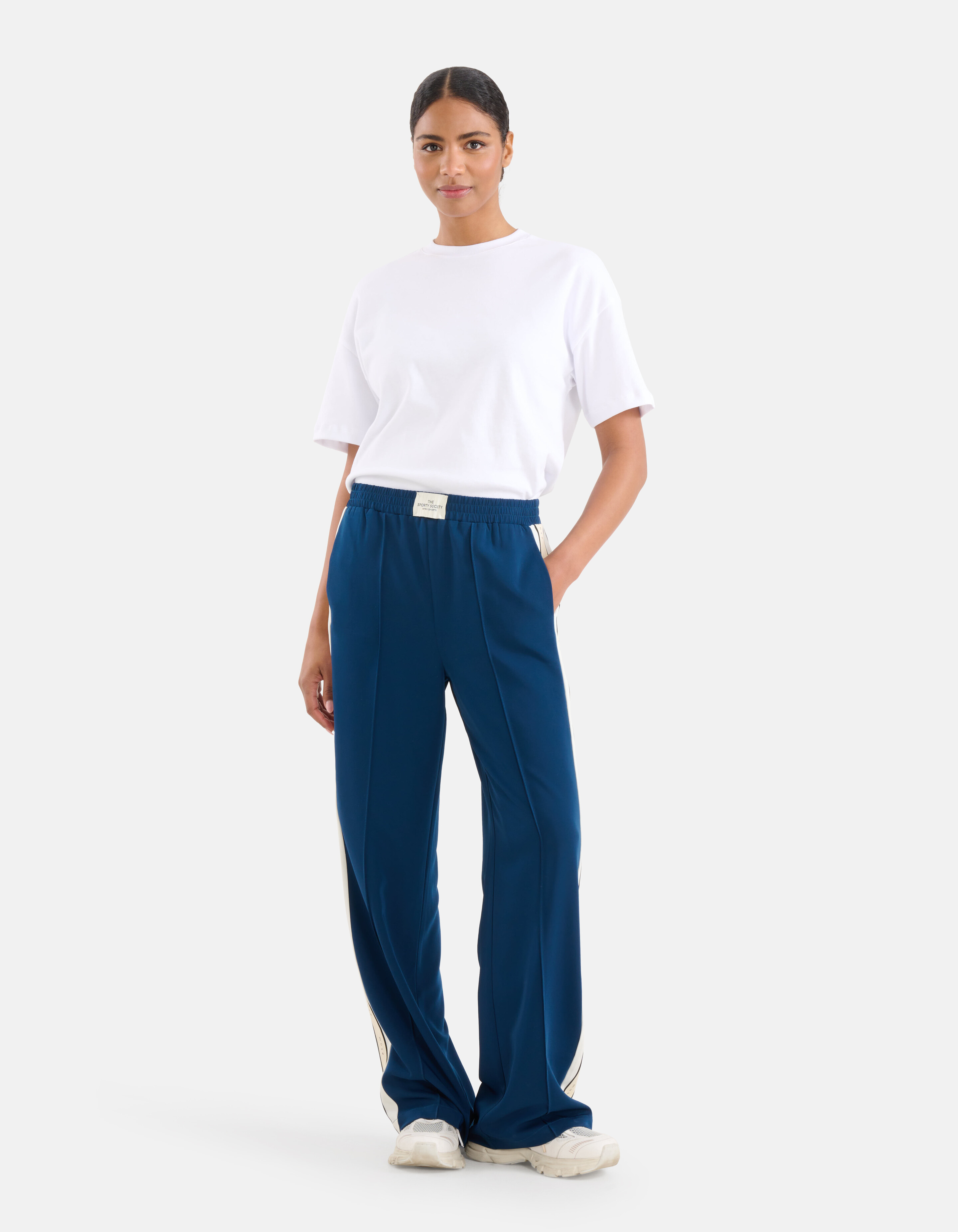 Sporty Tape Broek Donkerblauw SHOEBY WOMEN