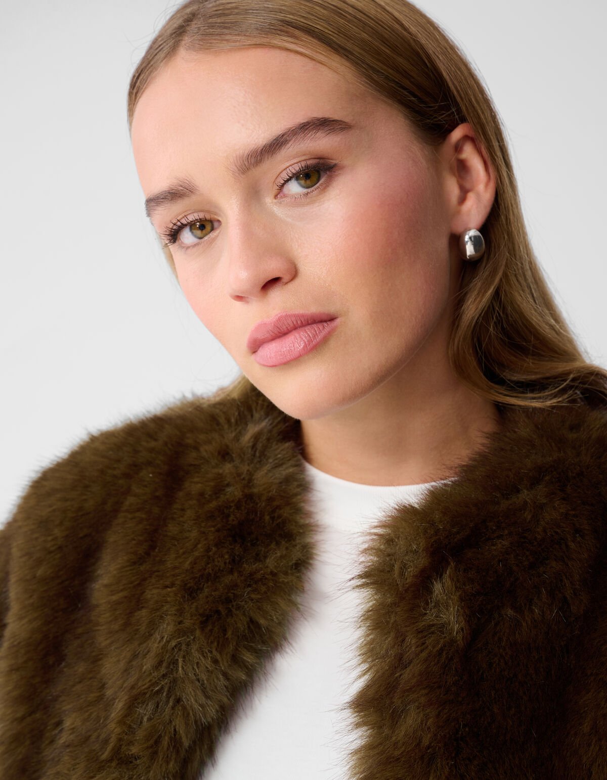 Faux Fur Jack Donkerbruin By Monica SHOEBY WOMEN