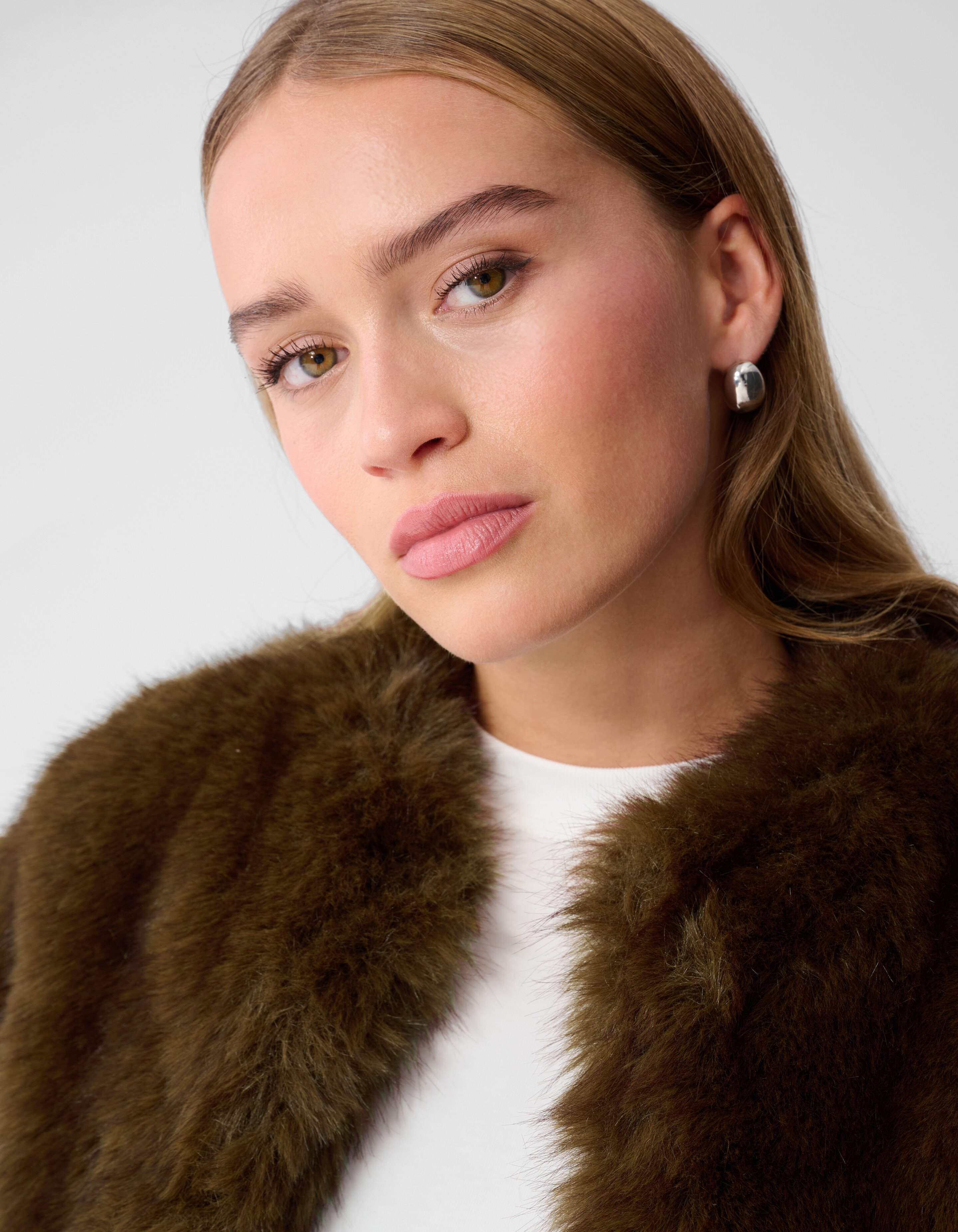 Faux Fur Jack Donkerbruin By Monica SHOEBY WOMEN