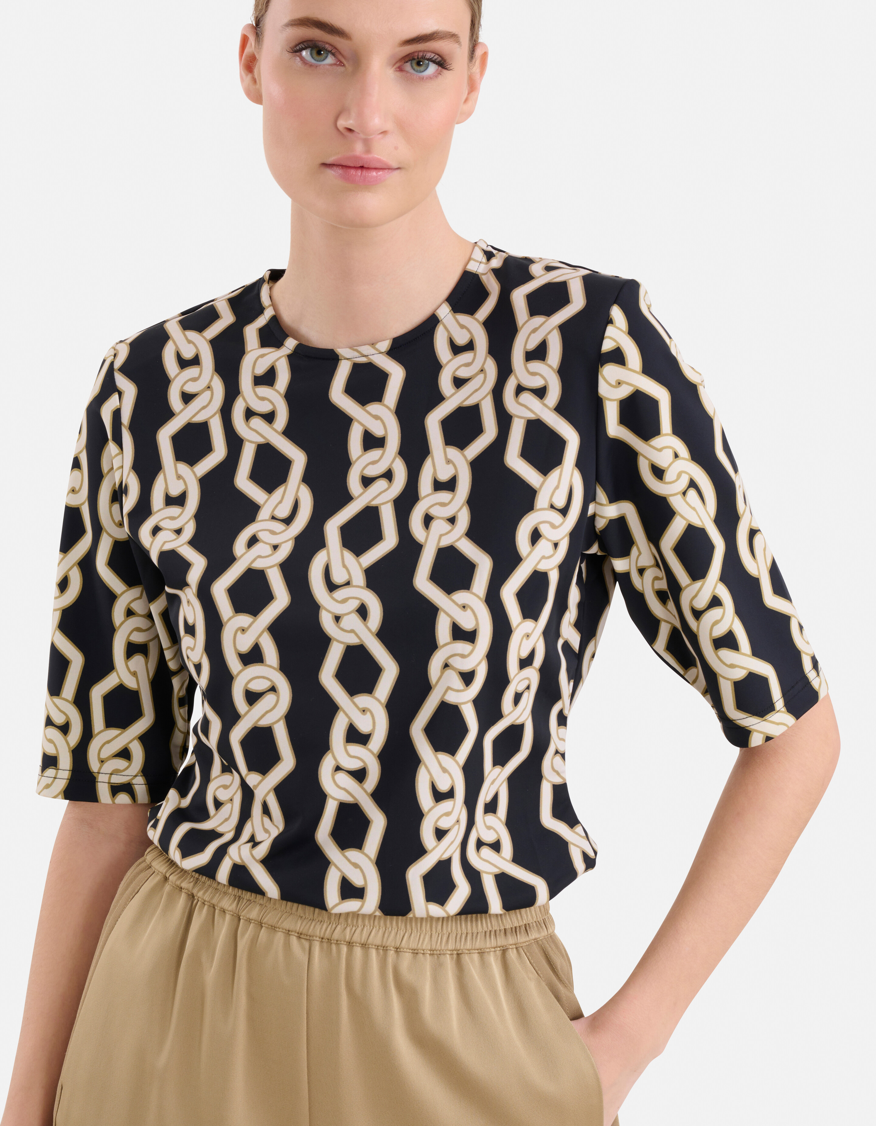 Chain Travel Top Zwart By Mieke SHOEBY WOMEN