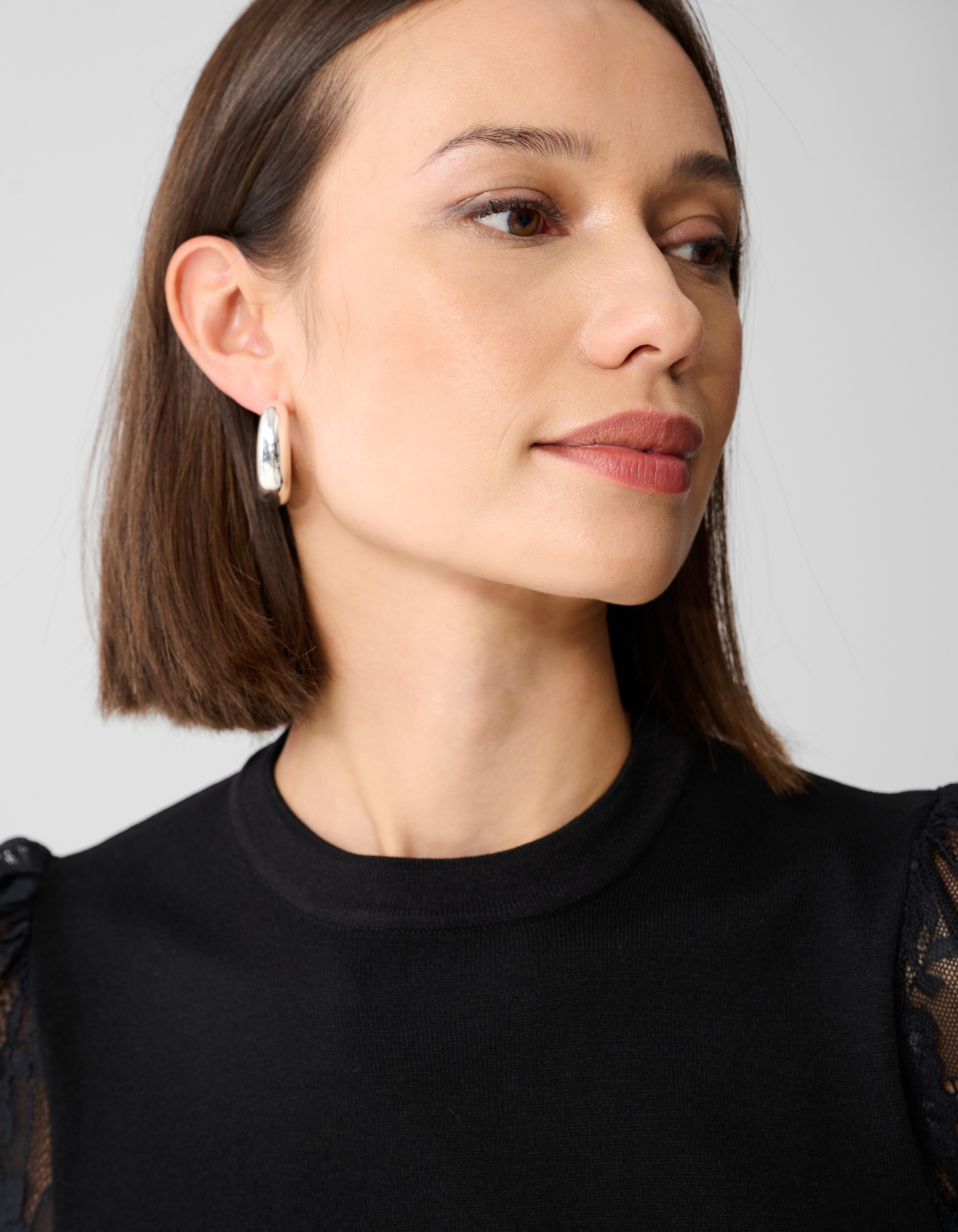 Kanten Knit Trui Zwart SHOEBY WOMEN