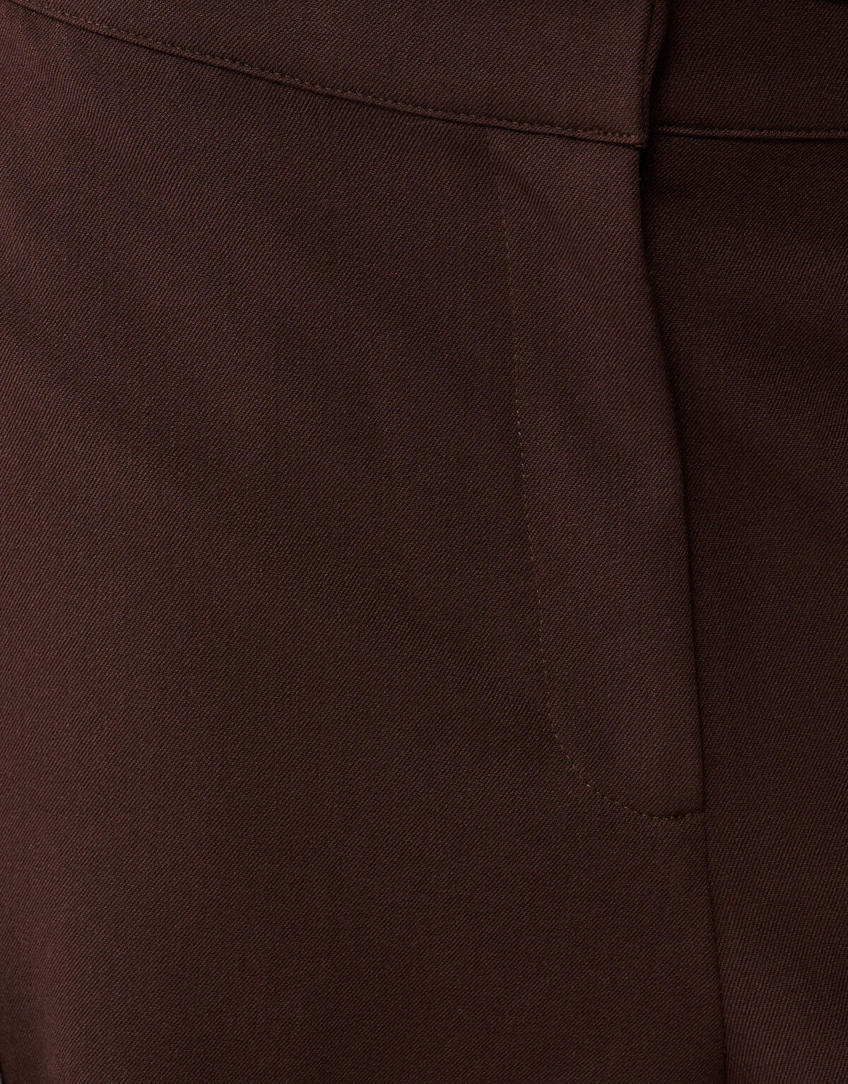 Wide Leg Broek Bruin SHOEBY WOMEN