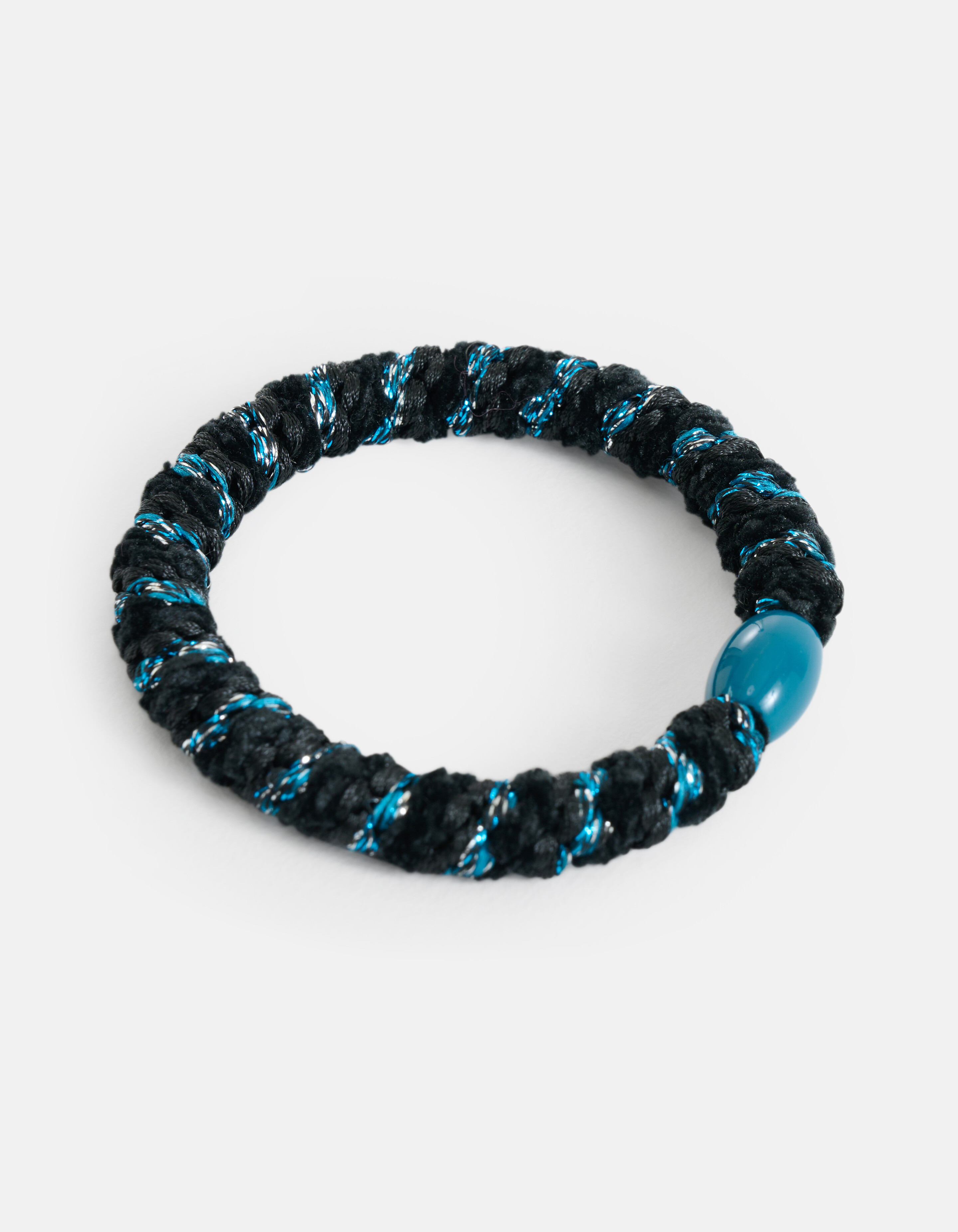 Velvet Haarelastiek Donkerblauw SHOEBY ACCESSOIRES