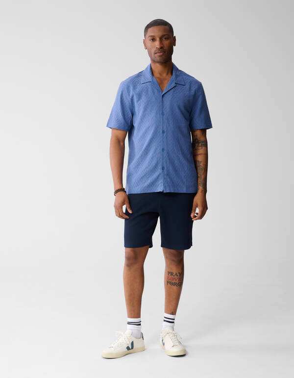 Pique Short Donkerblauw SHOEBY MEN