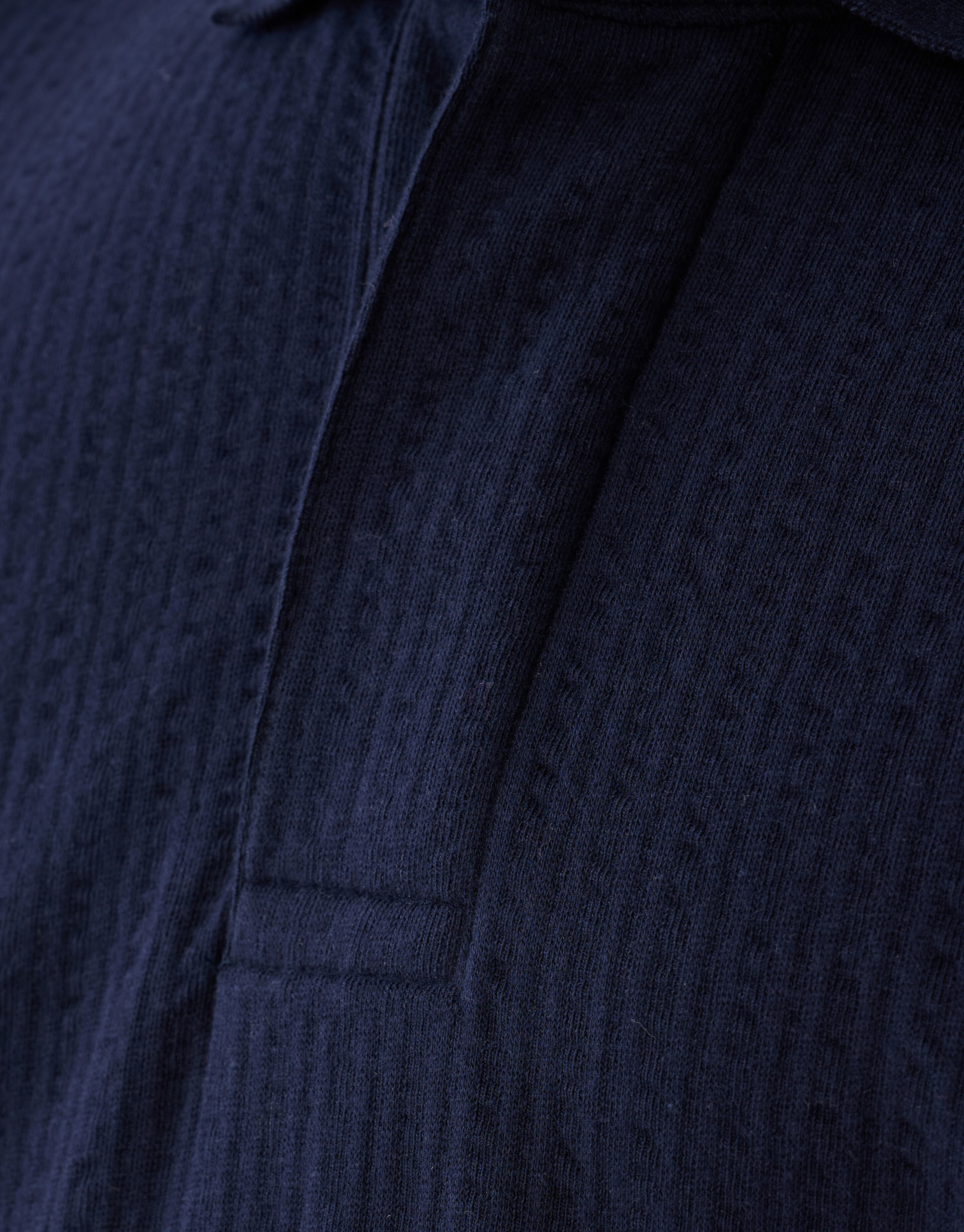 Structuur Polo Donkerblauw SHOEBY MEN