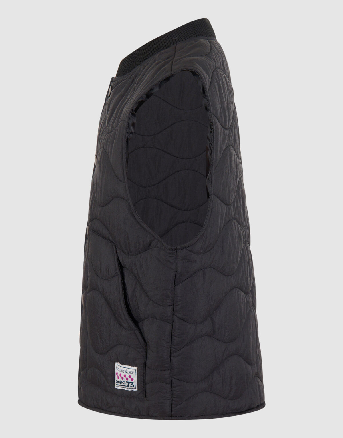 Structuur Bodywarmer Zwart SHOEBY BOYS