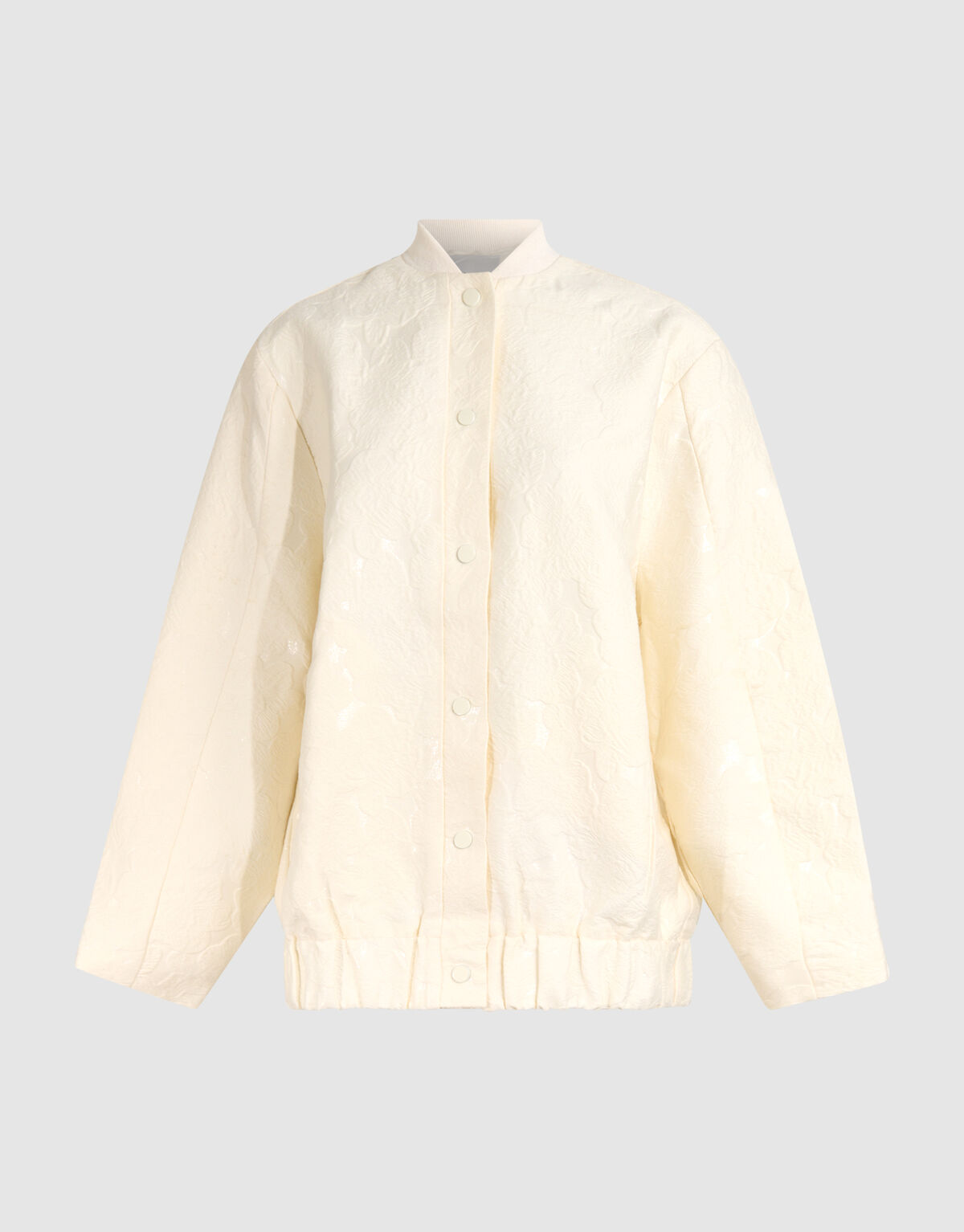 Jacquard Bloem Bomber Gebroken Wit SHOEBY WOMEN