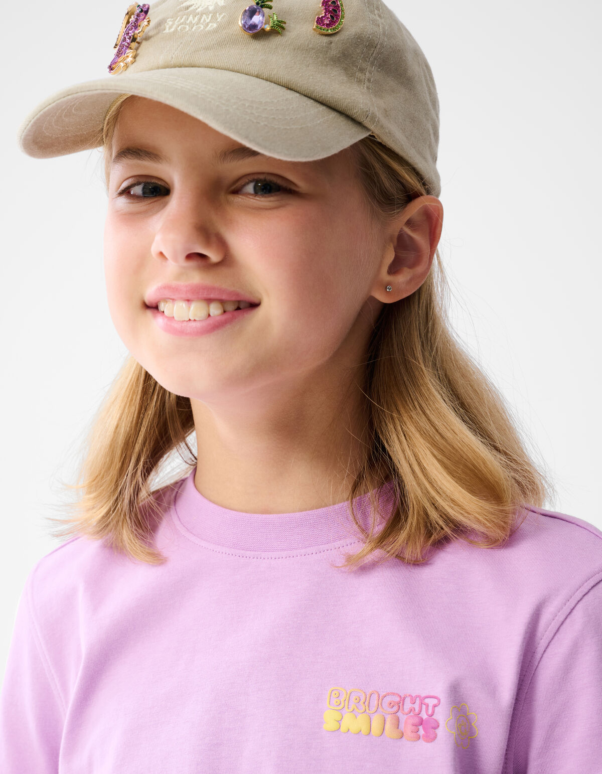 Bright Artwork T-shirt Lichtpaars SHOEBY GIRLS
