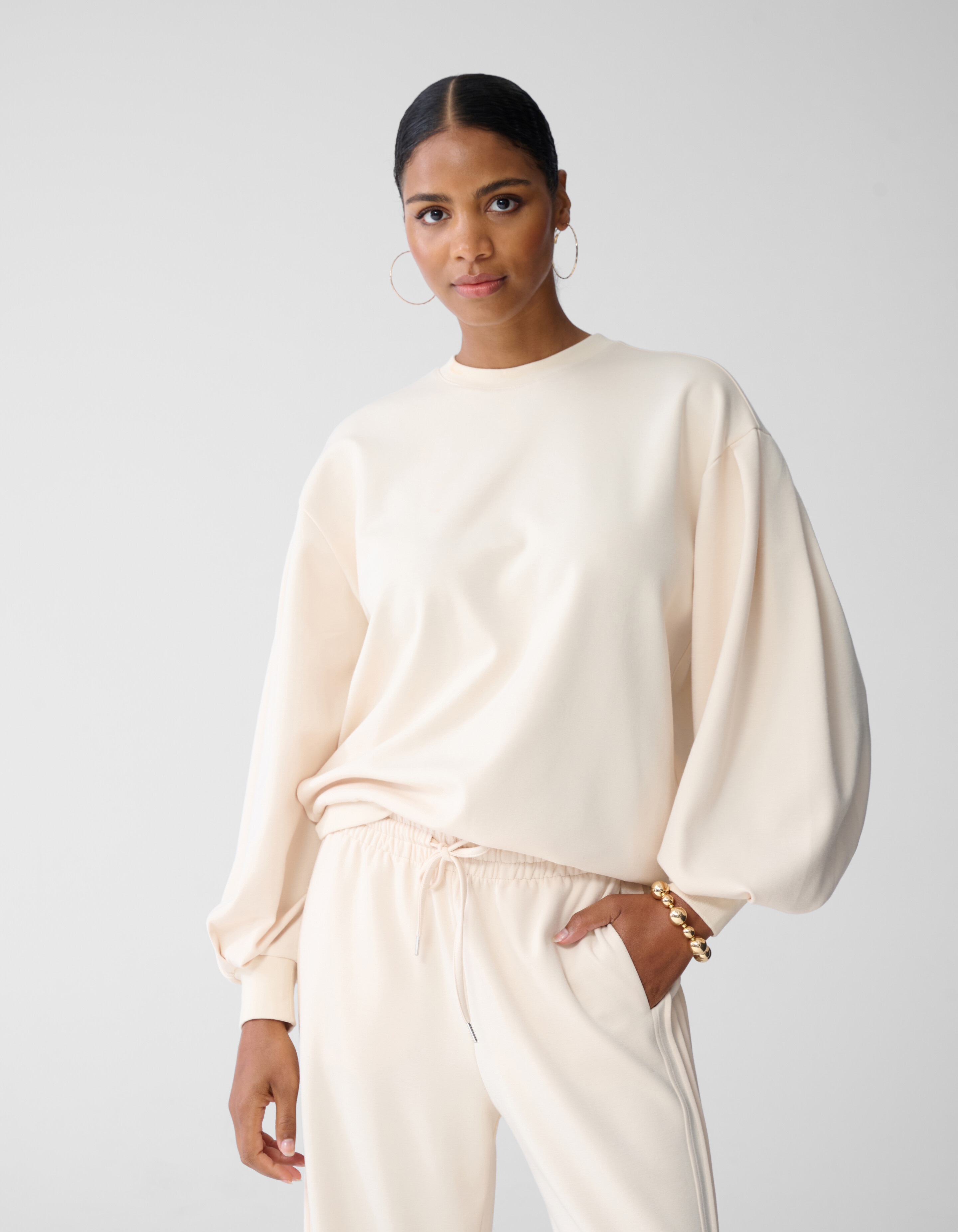Oversized Sweater Gebroken Wit By Fred SHOEBY WOMEN