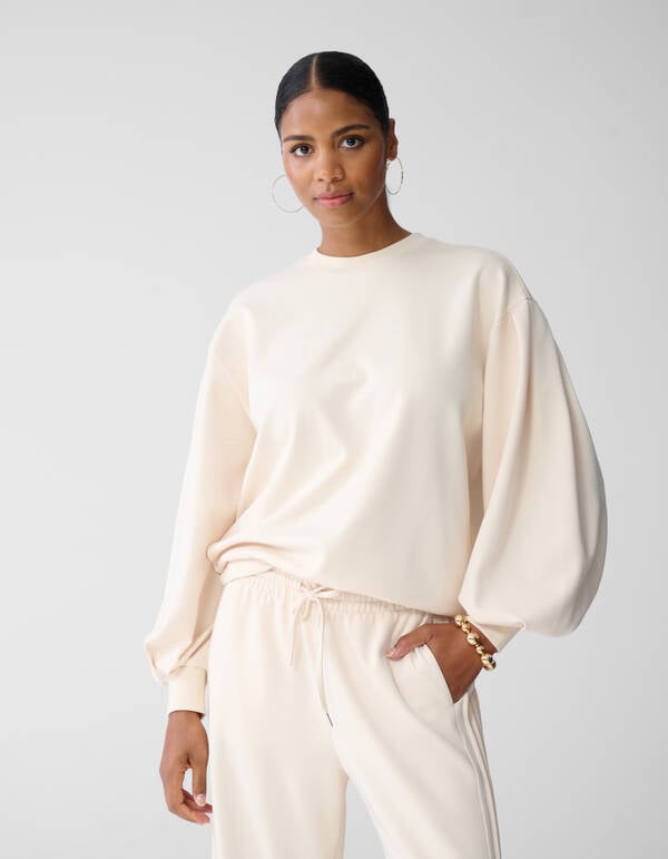 Oversized Sweater Gebroken Wit By Fred SHOEBY WOMEN