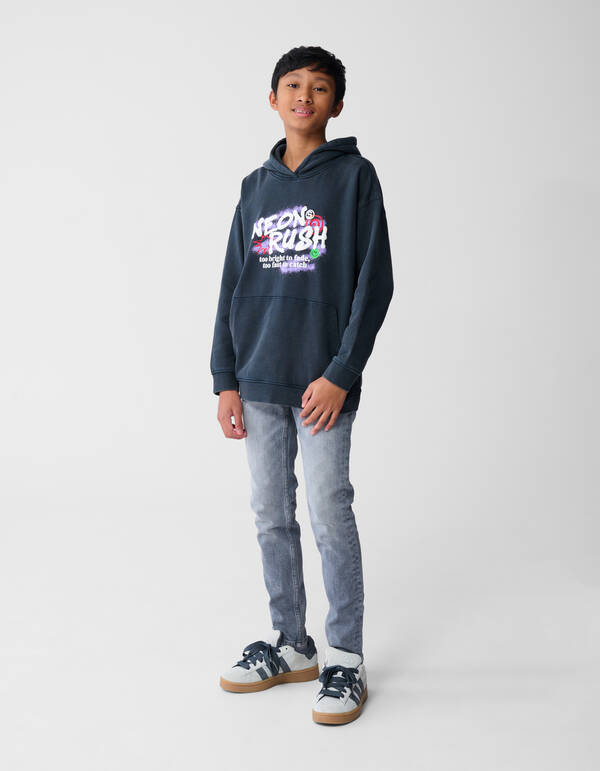 Regular Fit Jeans Grijs SHOEBY BOYS