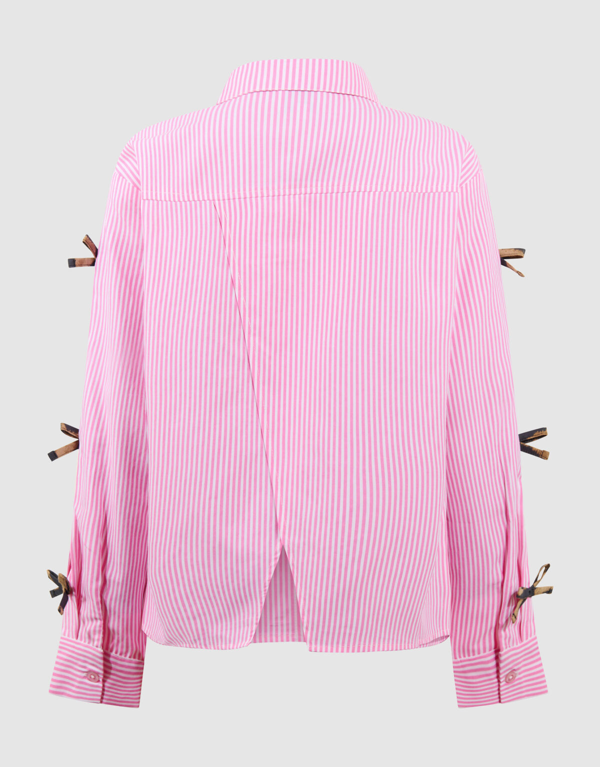 Pinstripe Strik Blouse Lichtroze SHOEBY GIRLS