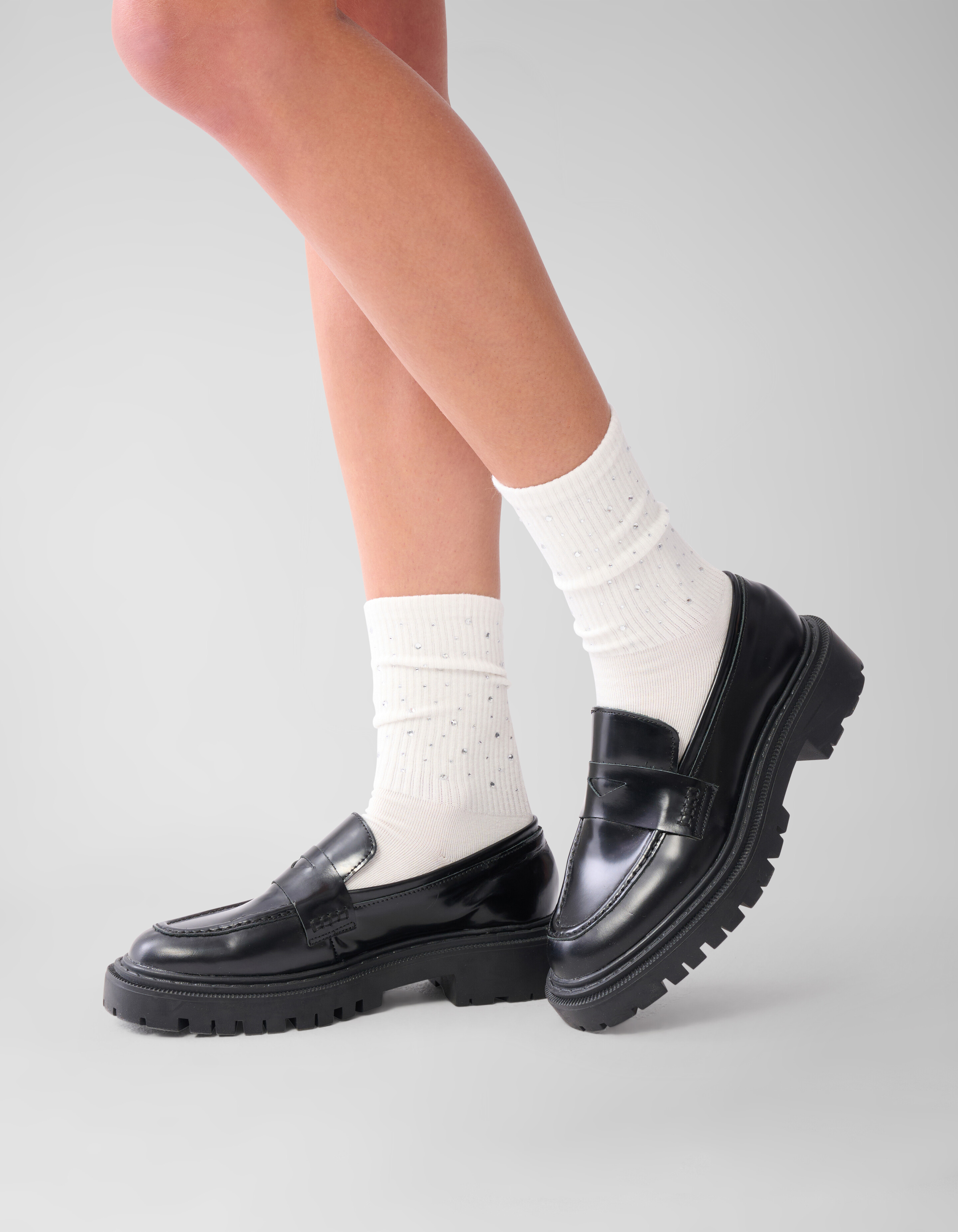 Strass Sokken Gebroken Wit SHOEBY ACCESSOIRES