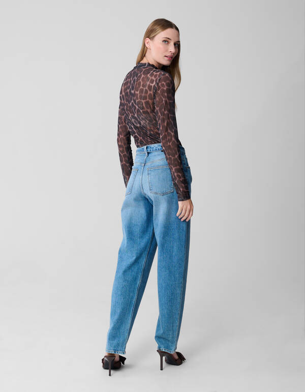 Mesh Jaguar Top Bruin SHOEBY WOMEN