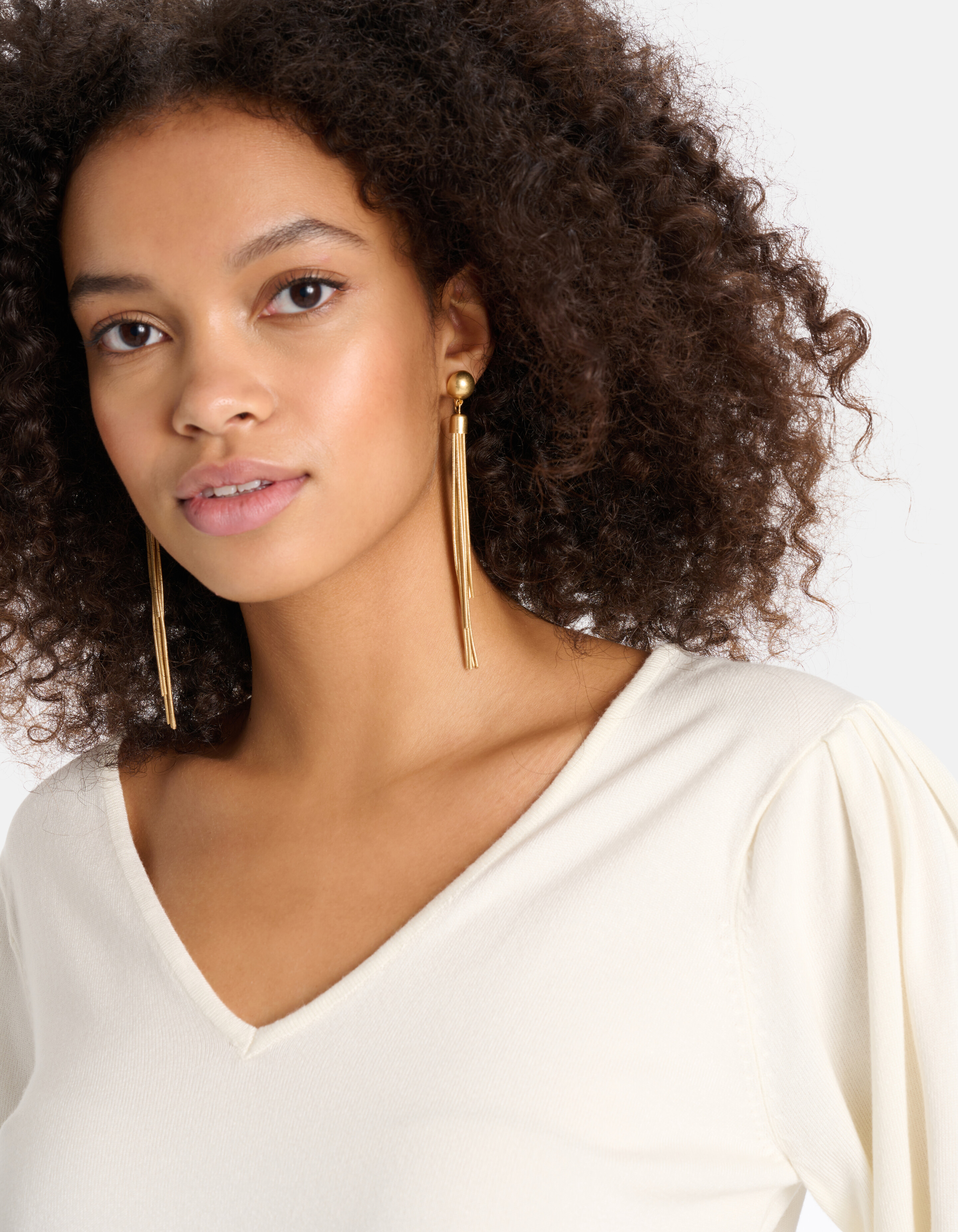Fringe Oorbellen Goud SHOEBY ACCESSOIRES