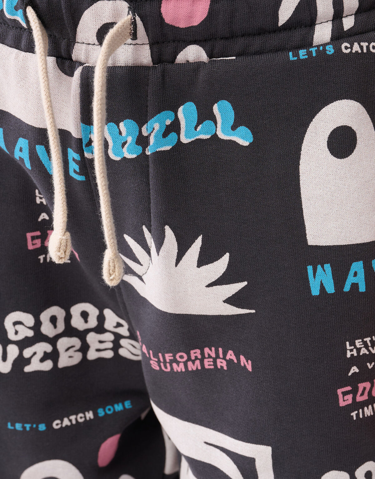 Summer Artwork Short Donkergrijs SHOEBY BOYS