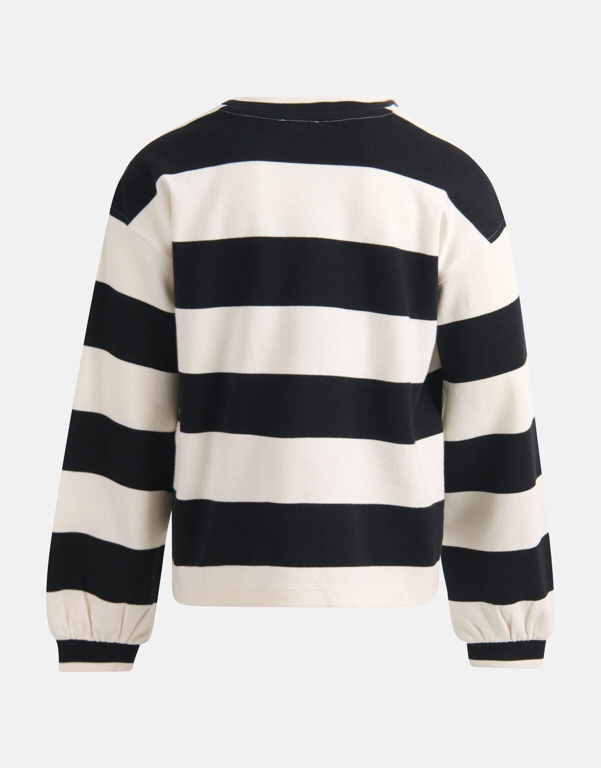 Gestreepte Longsleeve Zwart/Wit SHOEBY GIRLS
