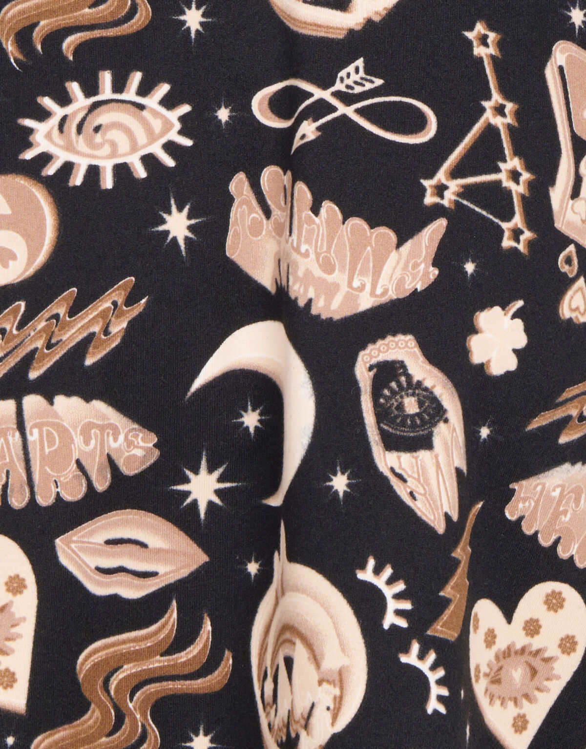 Printed Jurk Bruin SHOEBY GIRLS