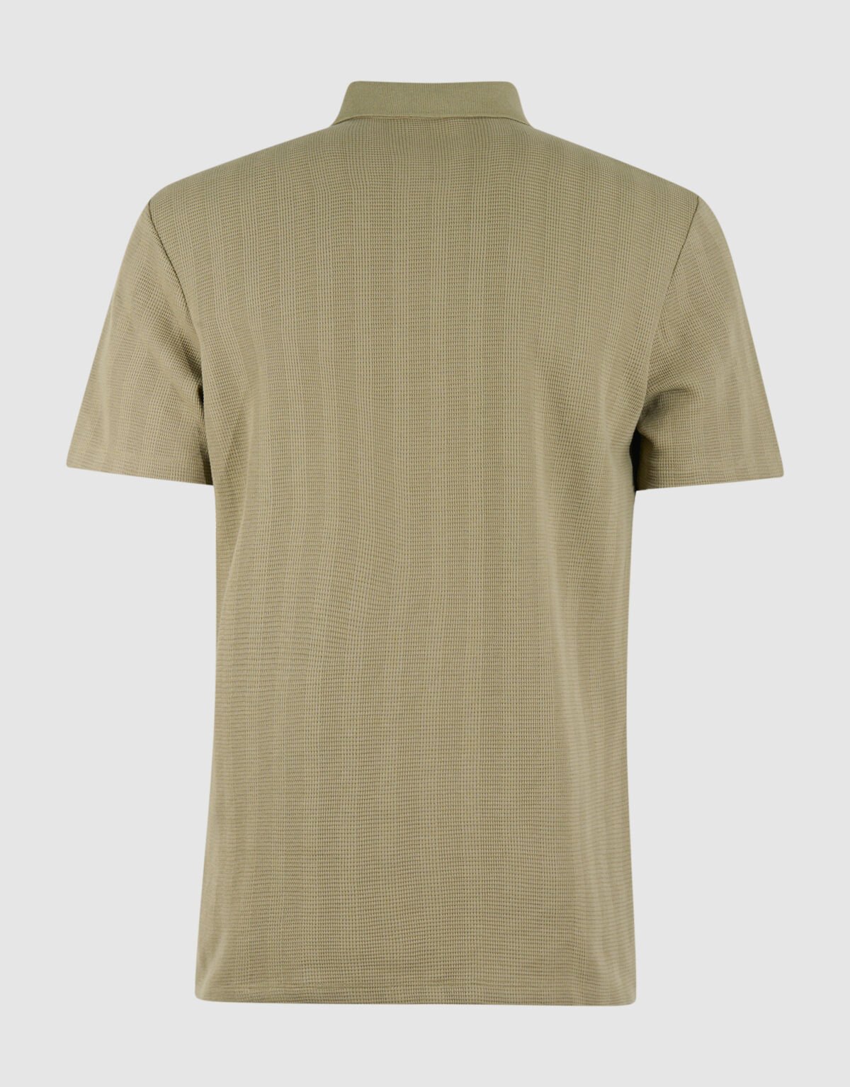 Waffle Stripe Polo Khaki SHOEBY MEN