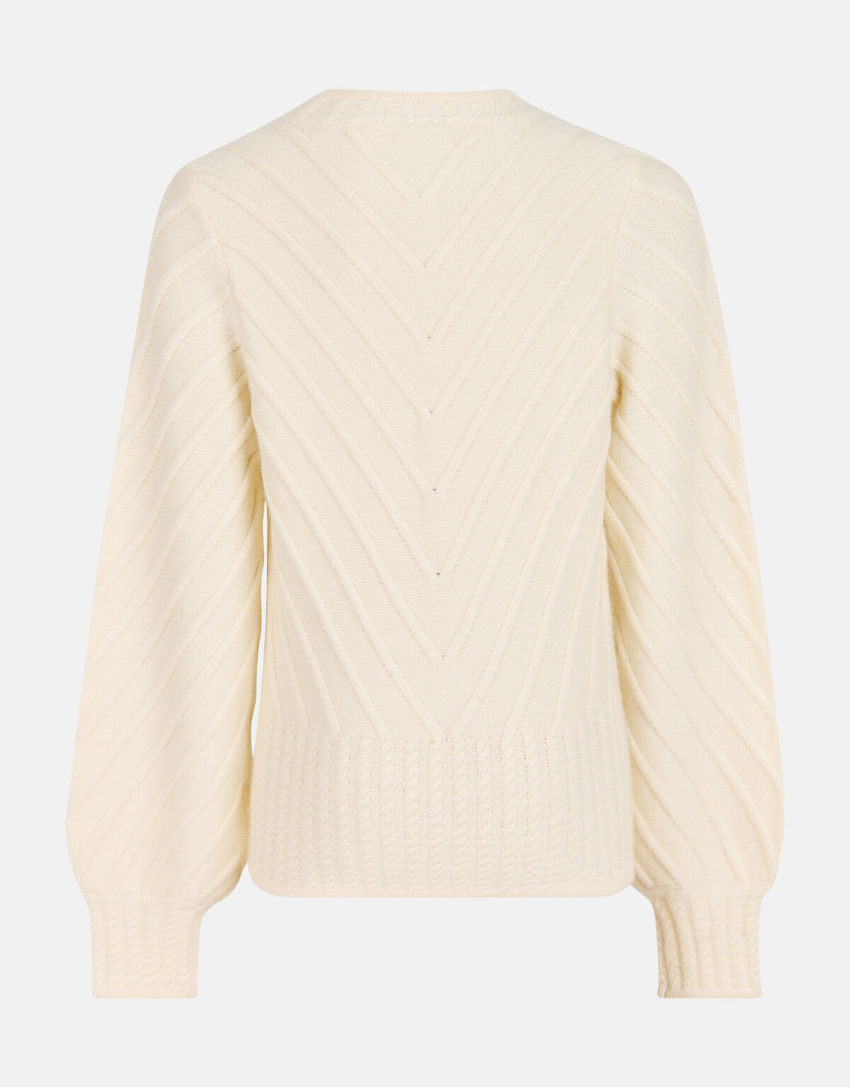 Diagonaal Trui Gebroken Wit SHOEBY GIRLS