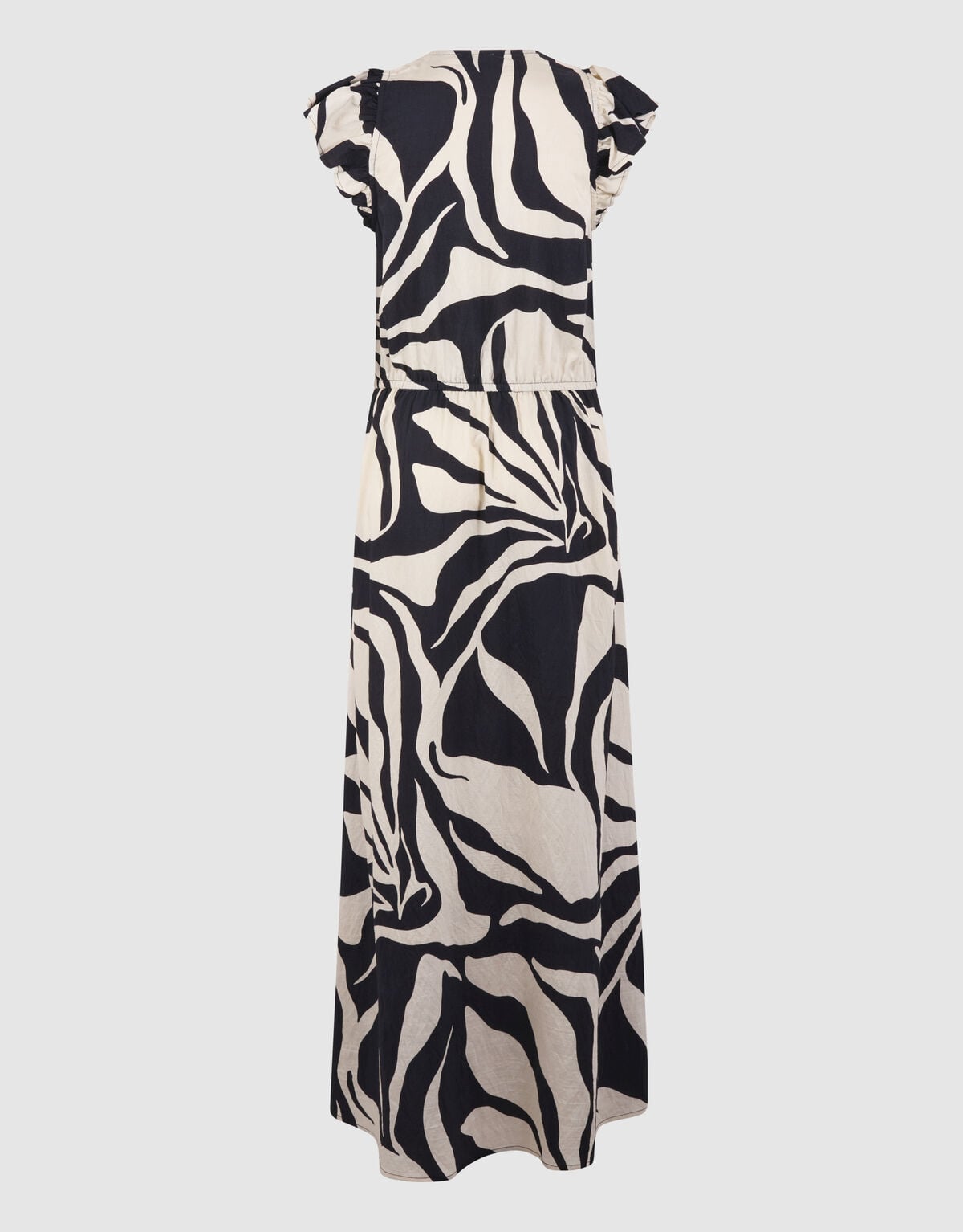 Printed Maxi Jurk Zwart SHOEBY WOMEN