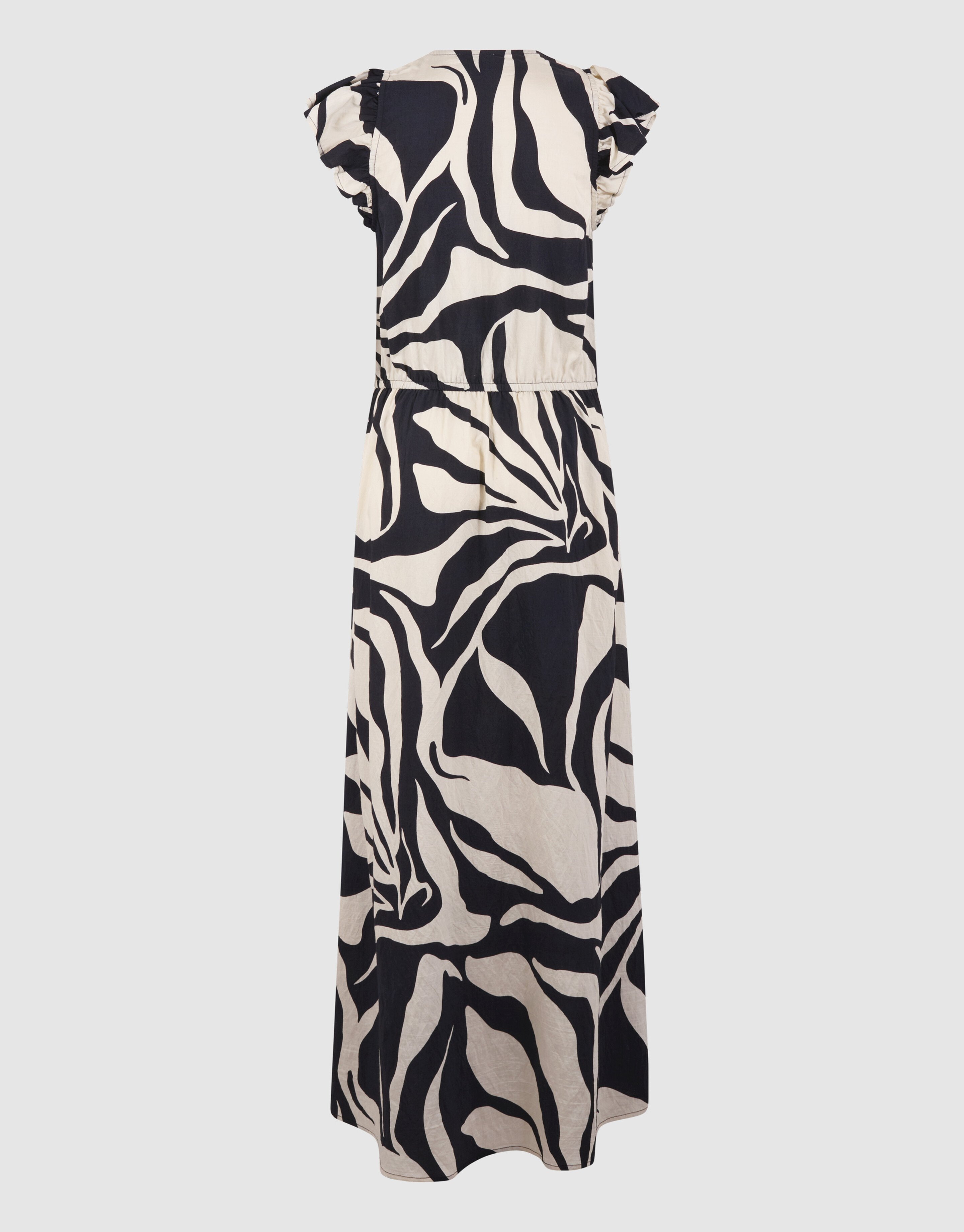 Printed Maxi Jurk Zwart SHOEBY WOMEN