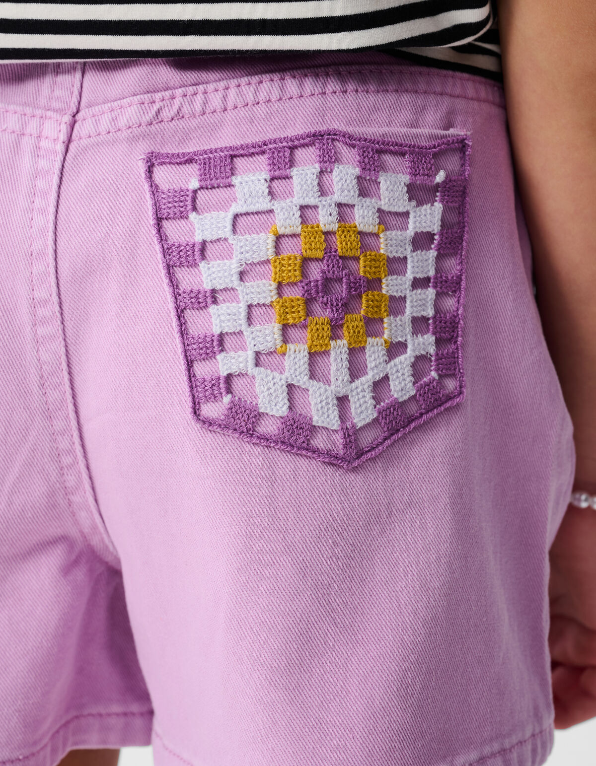 Crochet Short Paars SHOEBY GIRLS