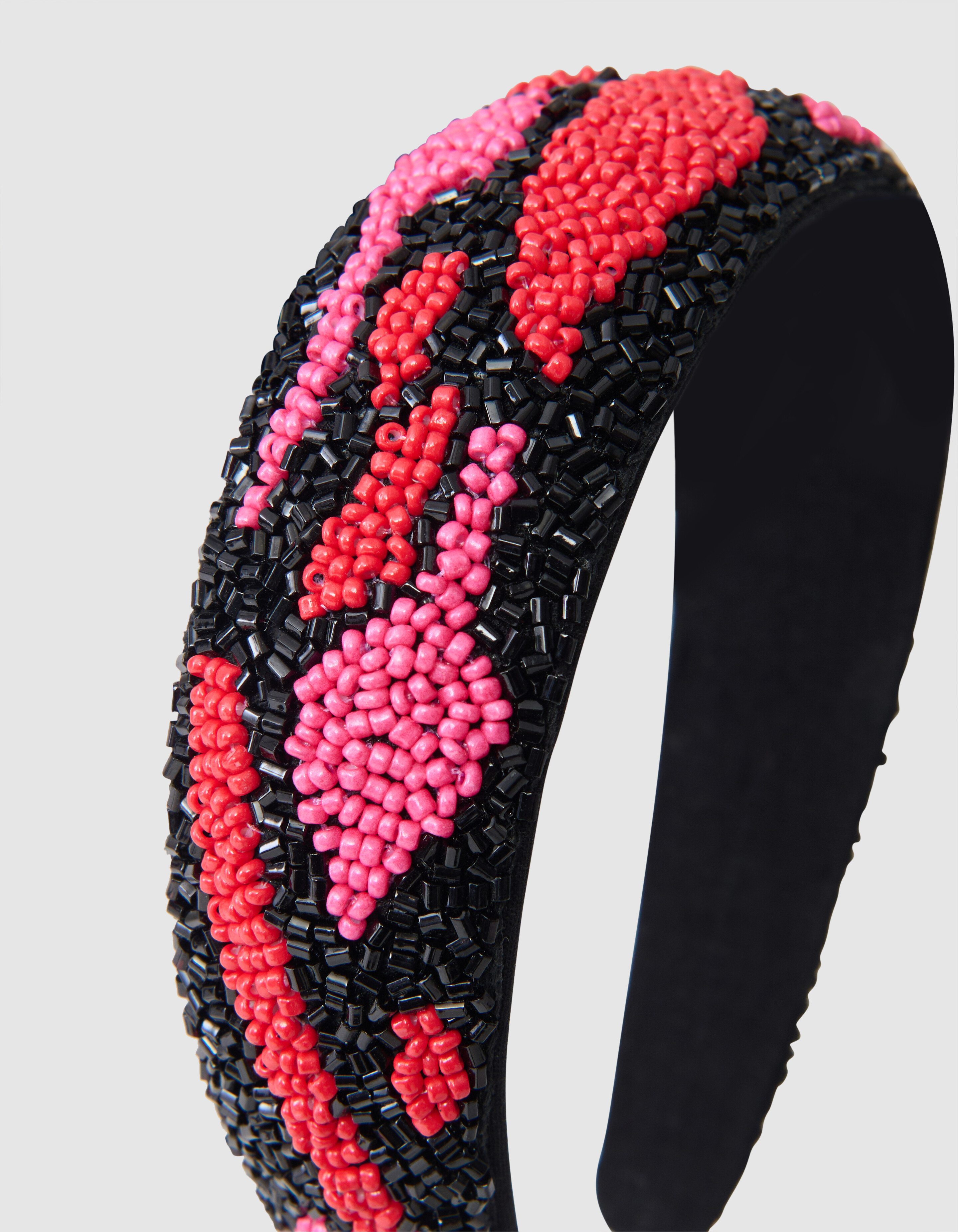 Beaded Haarband Roze/Rood SHOEBY ACCESSOIRES