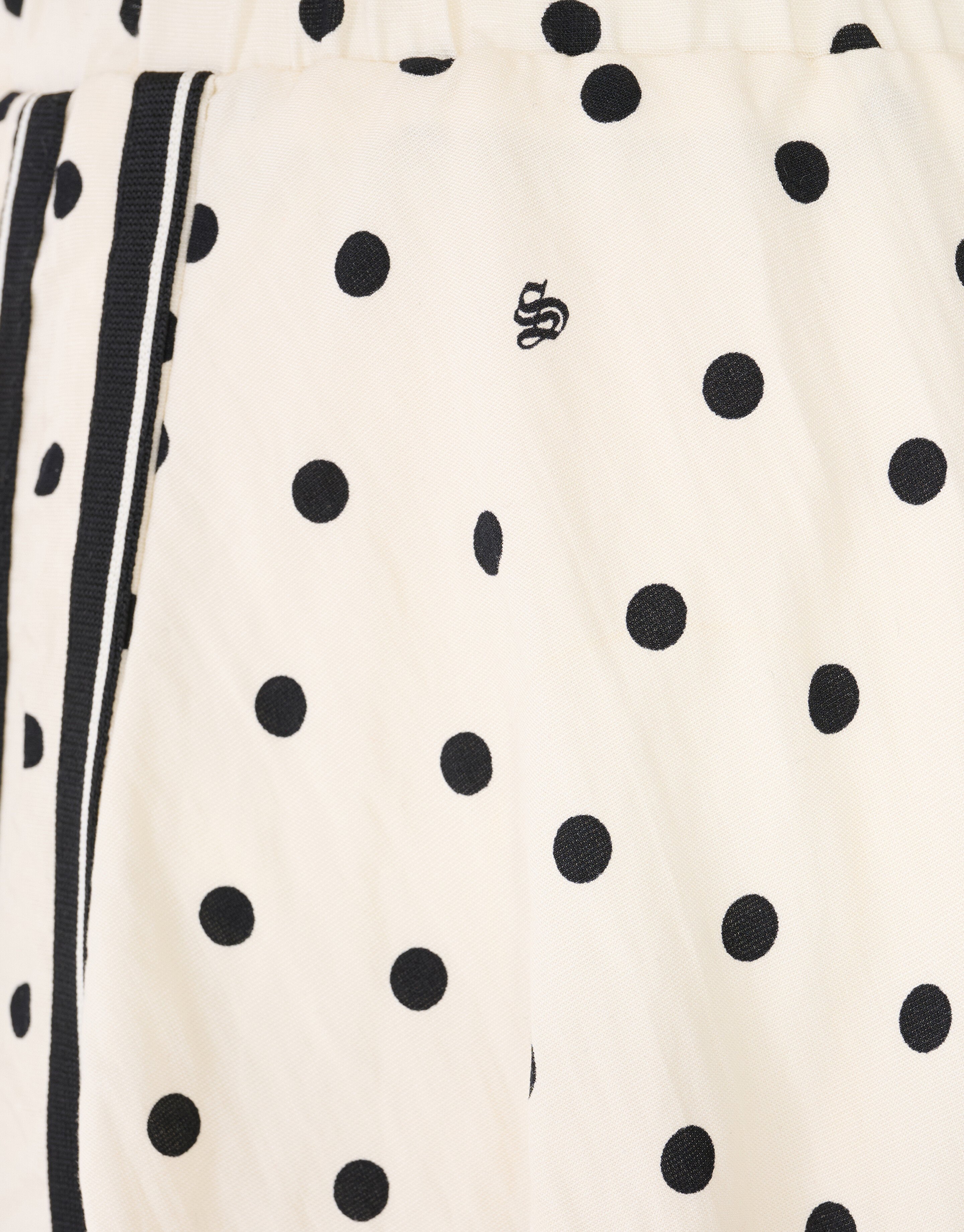 Polkadot Mini Rok Gebroken Wit SHOEBY WOMEN