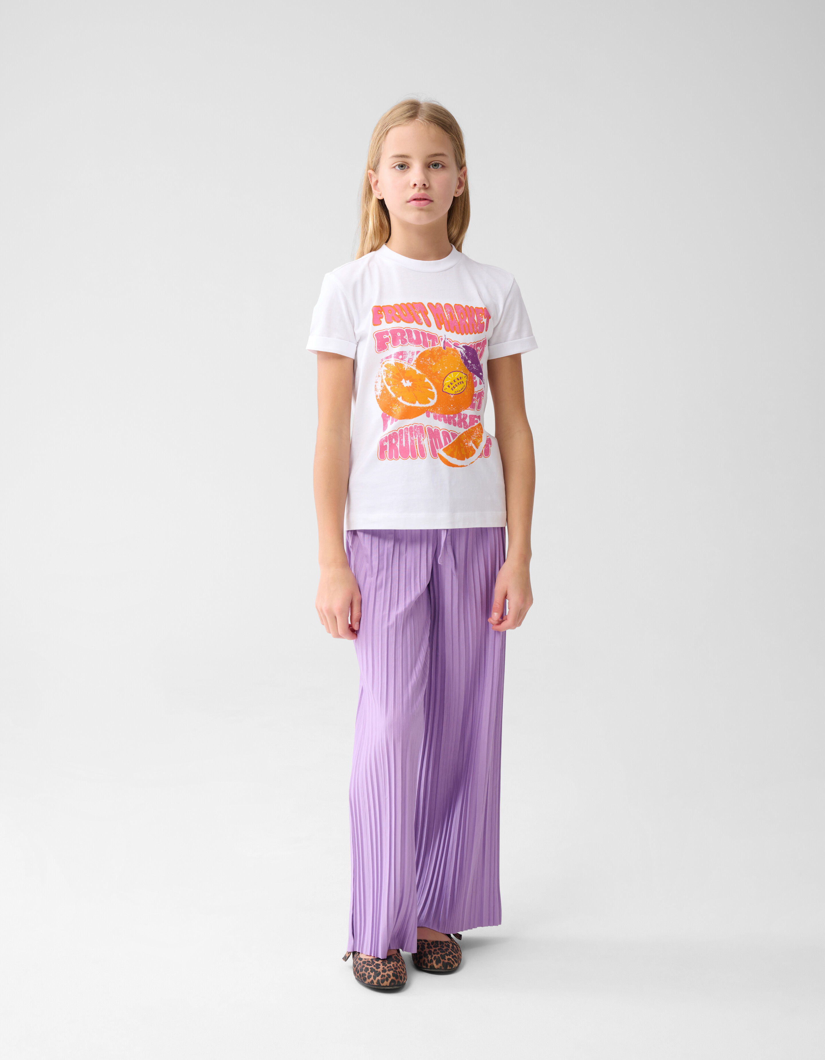 Artwork T-shirt Wit SHOEBY GIRLS