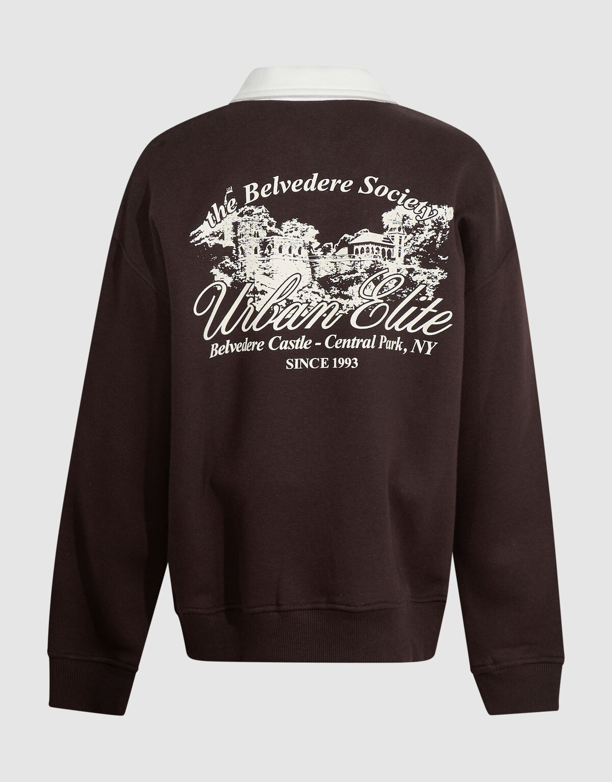 Pocket Polo Sweater Donkerbruin SHOEBY BOYS