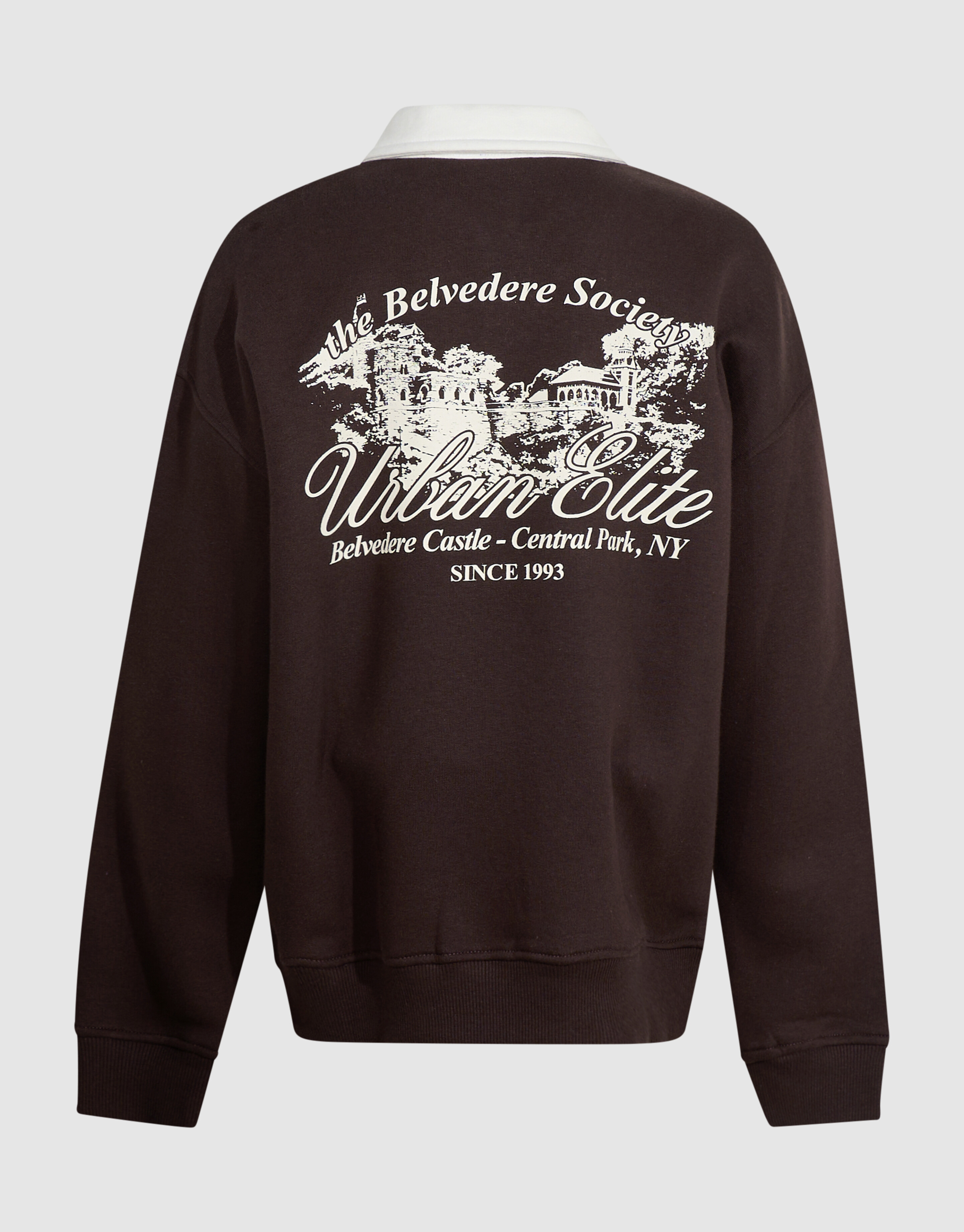 Pocket Polo Sweater Donkerbruin SHOEBY BOYS
