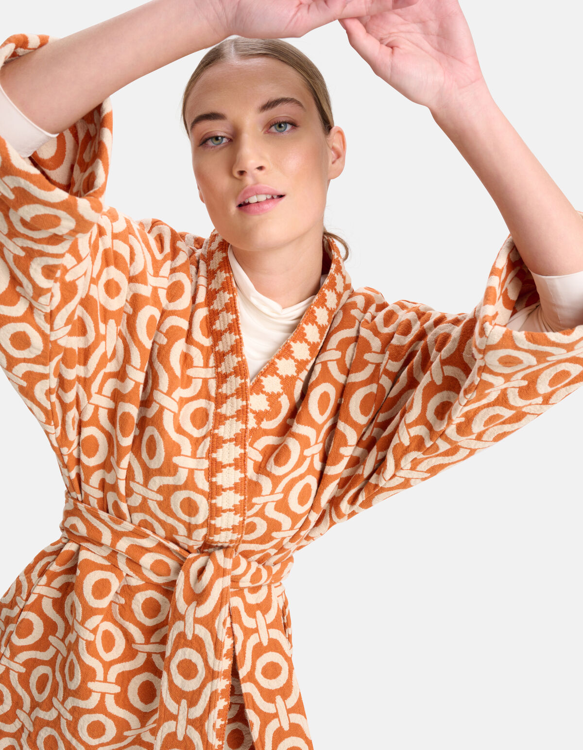 Jacquard Kimono Oranje SHOEBY WOMEN