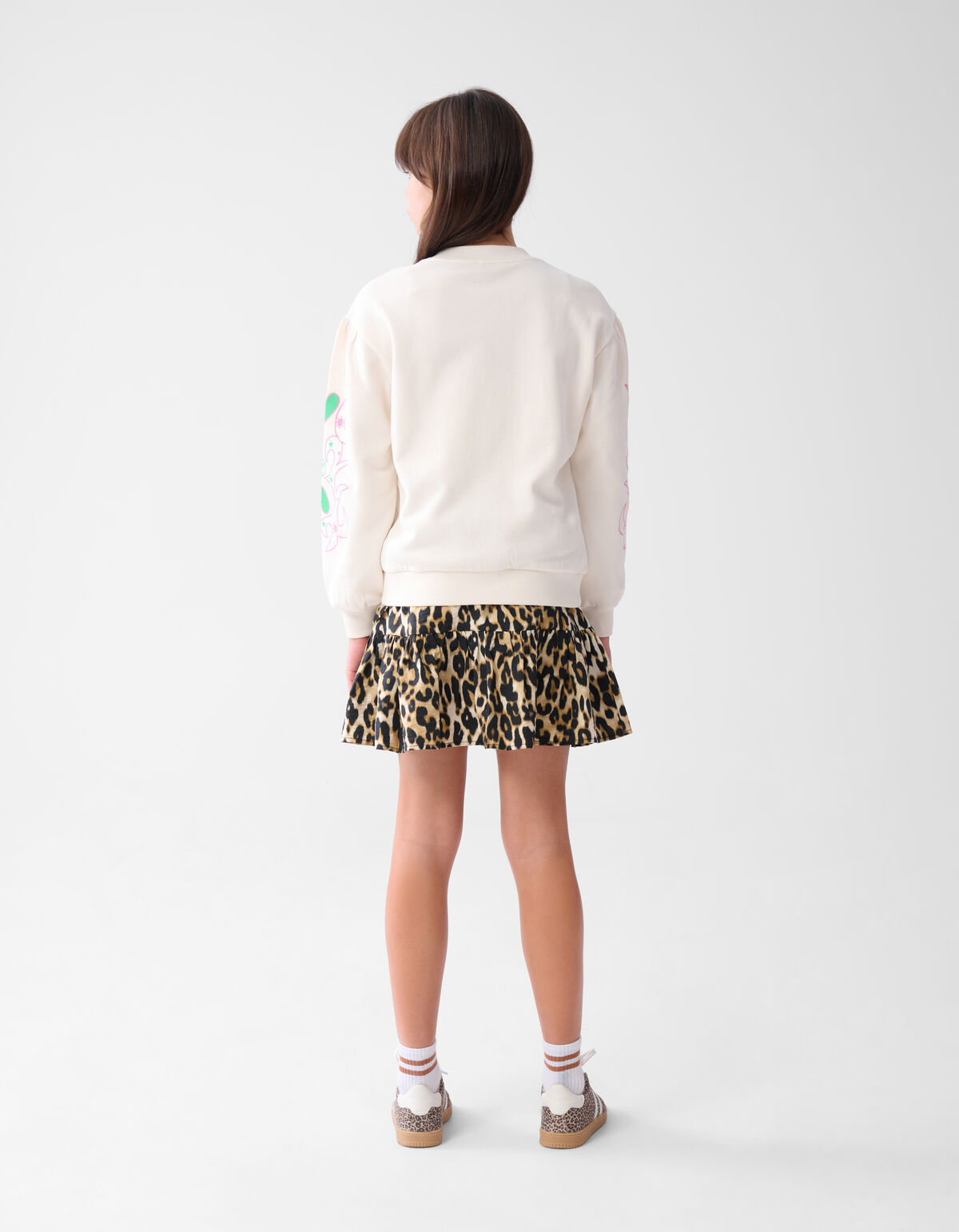 Embroidery Sweater Gebroken Wit SHOEBY GIRLS
