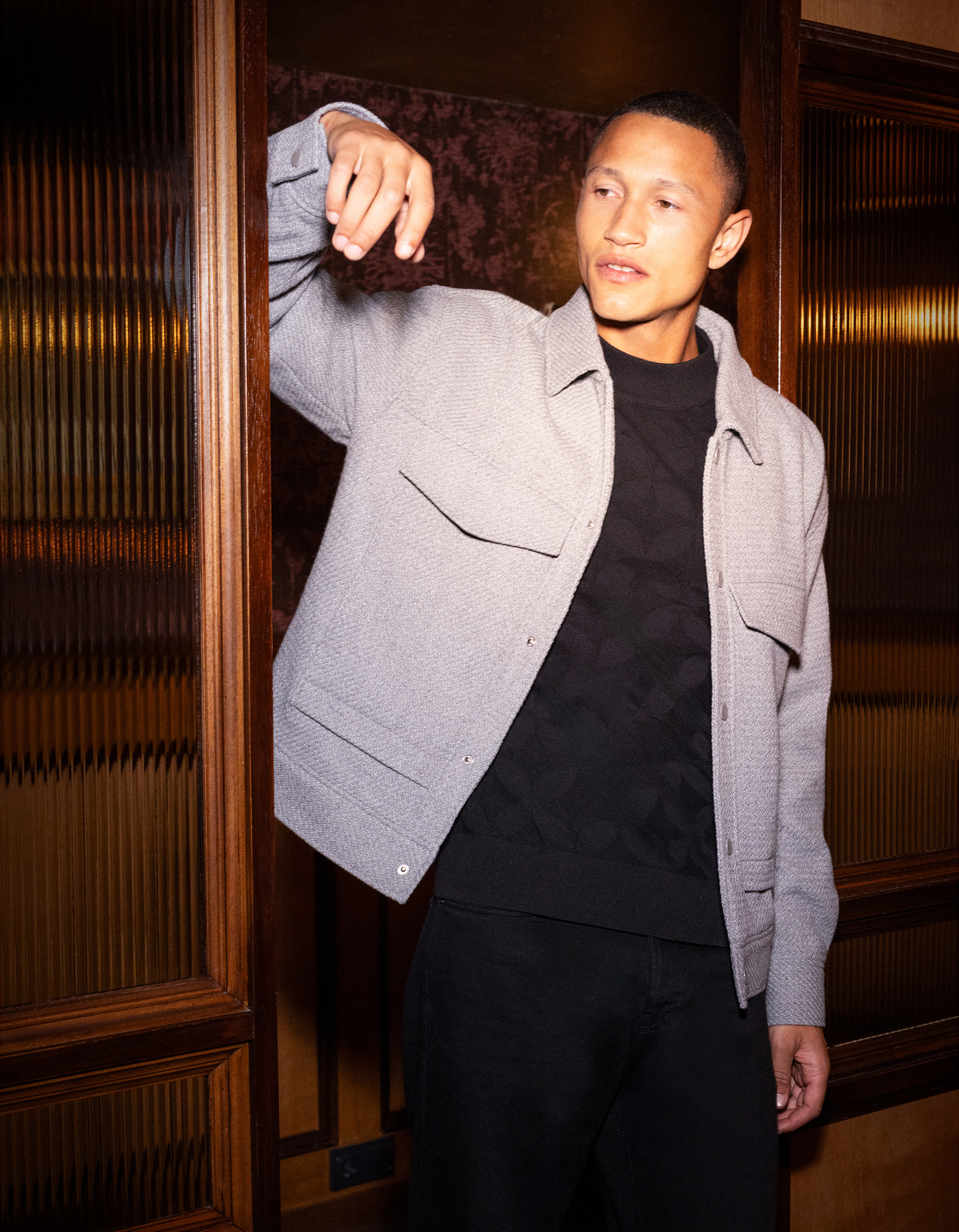 Wol Mix Jack Grijs SHOEBY MEN